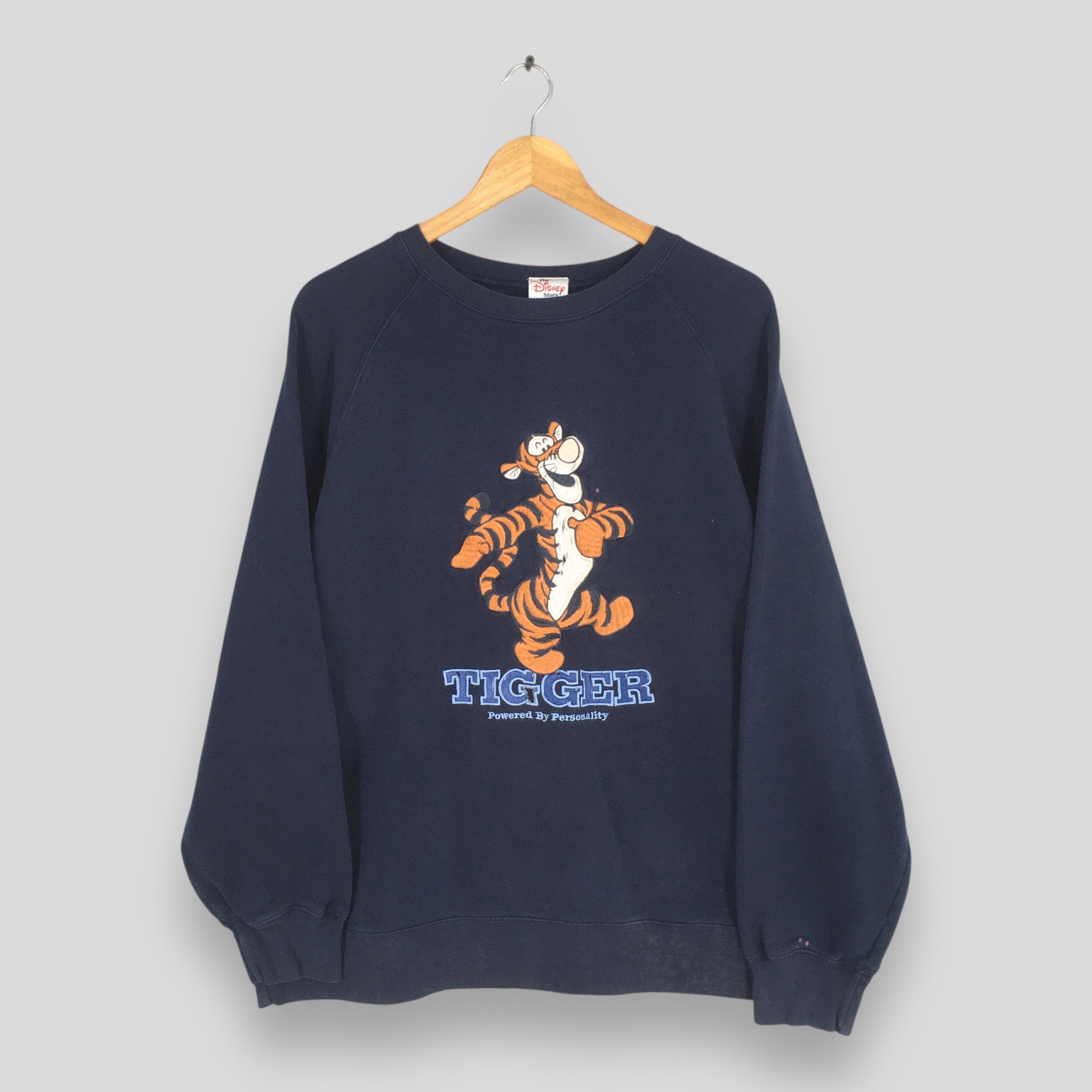 Cartoon Network Vintage 90s Tigger Disney Blue Sweatshirt Large Size US L / EU 52-54 / 3 - 1 Thumbnail