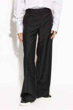 Alexander McQueen o1srvl11e0226 Low Rise Tailored Trousers In Black Size US 30 / EU 46 - 3 Thumbnail