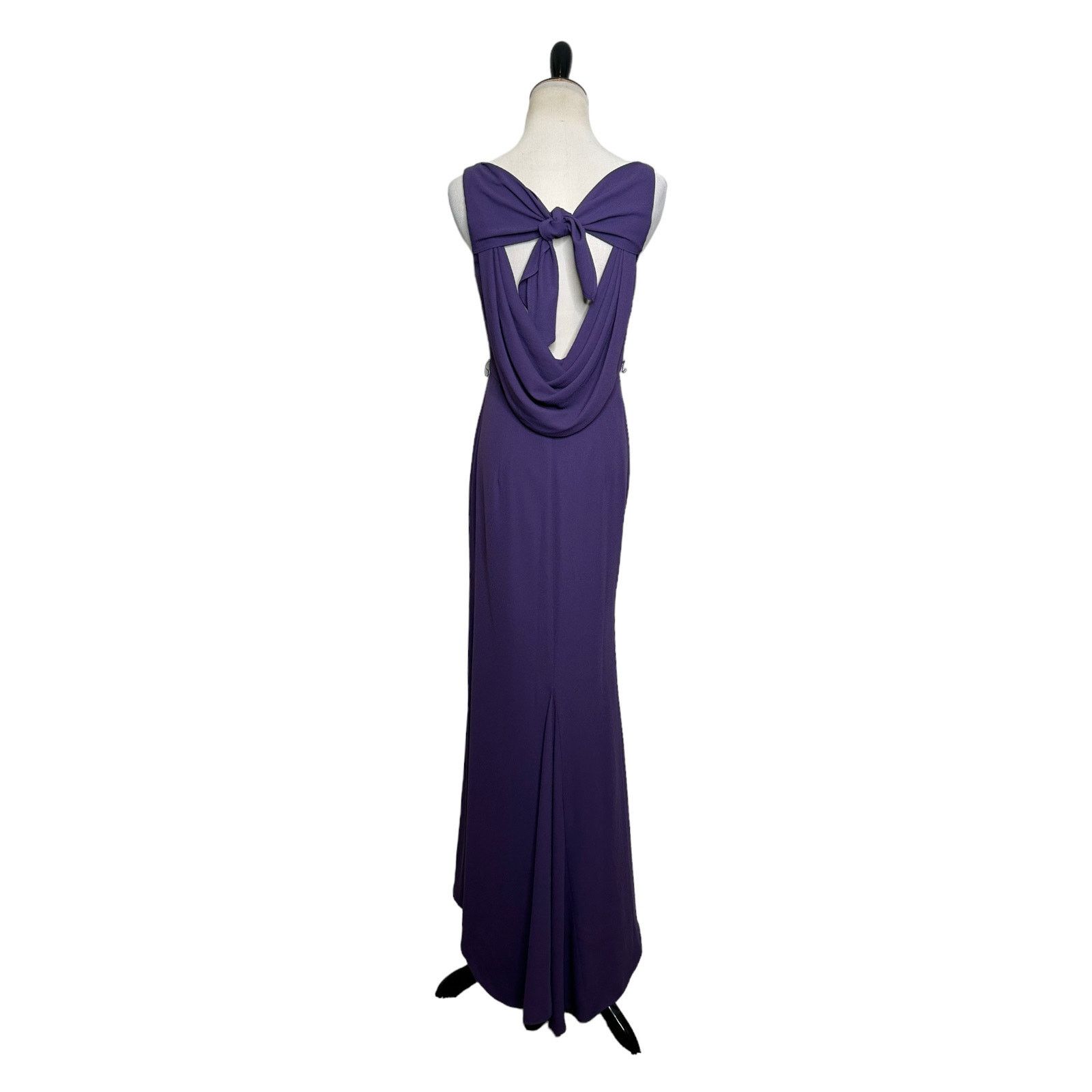 Vera Wang Vera Wang purple evening formal long gown dress size 4 Size S / US 4 / IT 40 - 9 Thumbnail