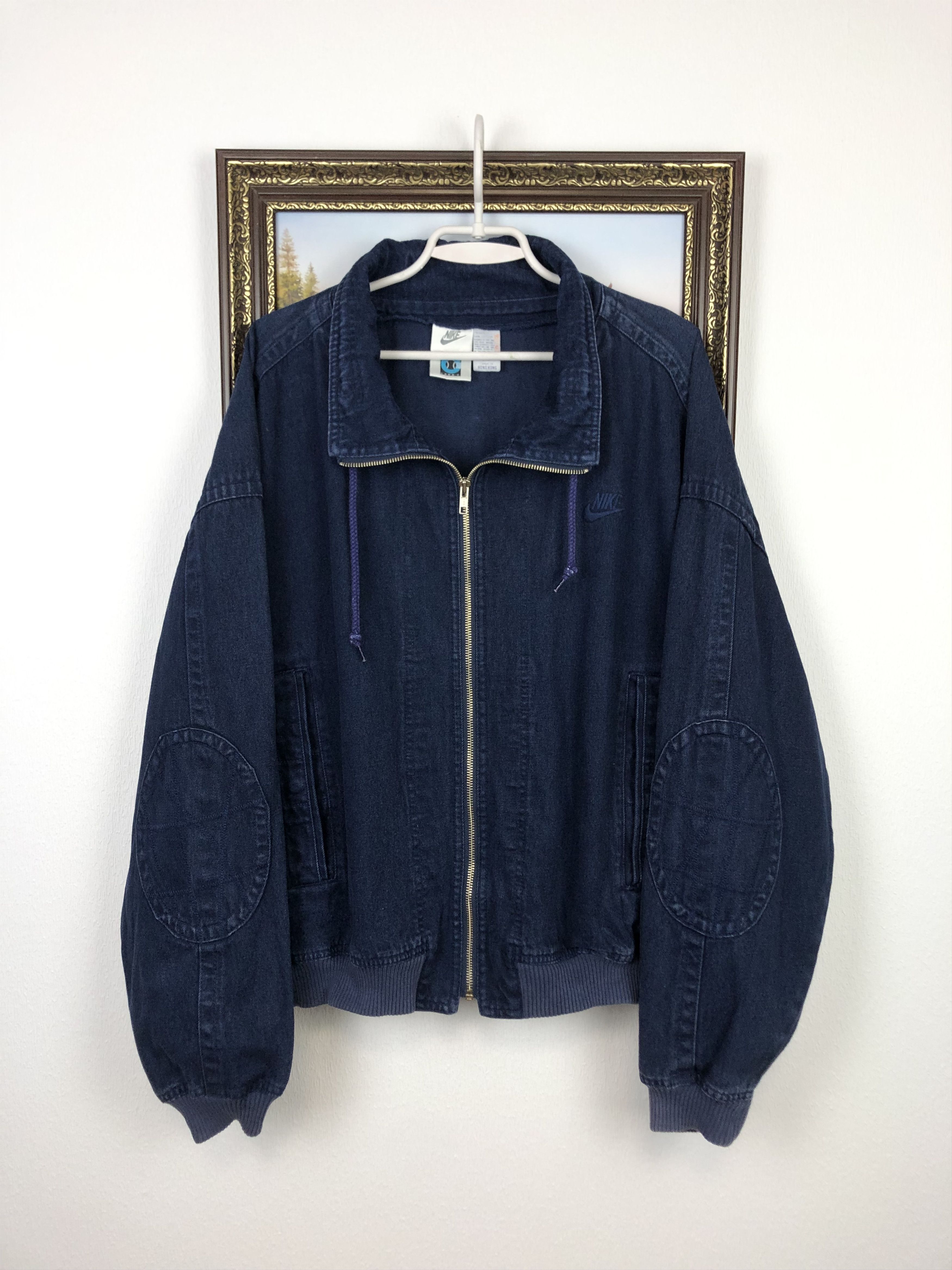 Nike Vintage Nike Court Denim Jean Jacket Acid Wash Agassi Size US XL / EU 56 / 4 - 1 Thumbnail