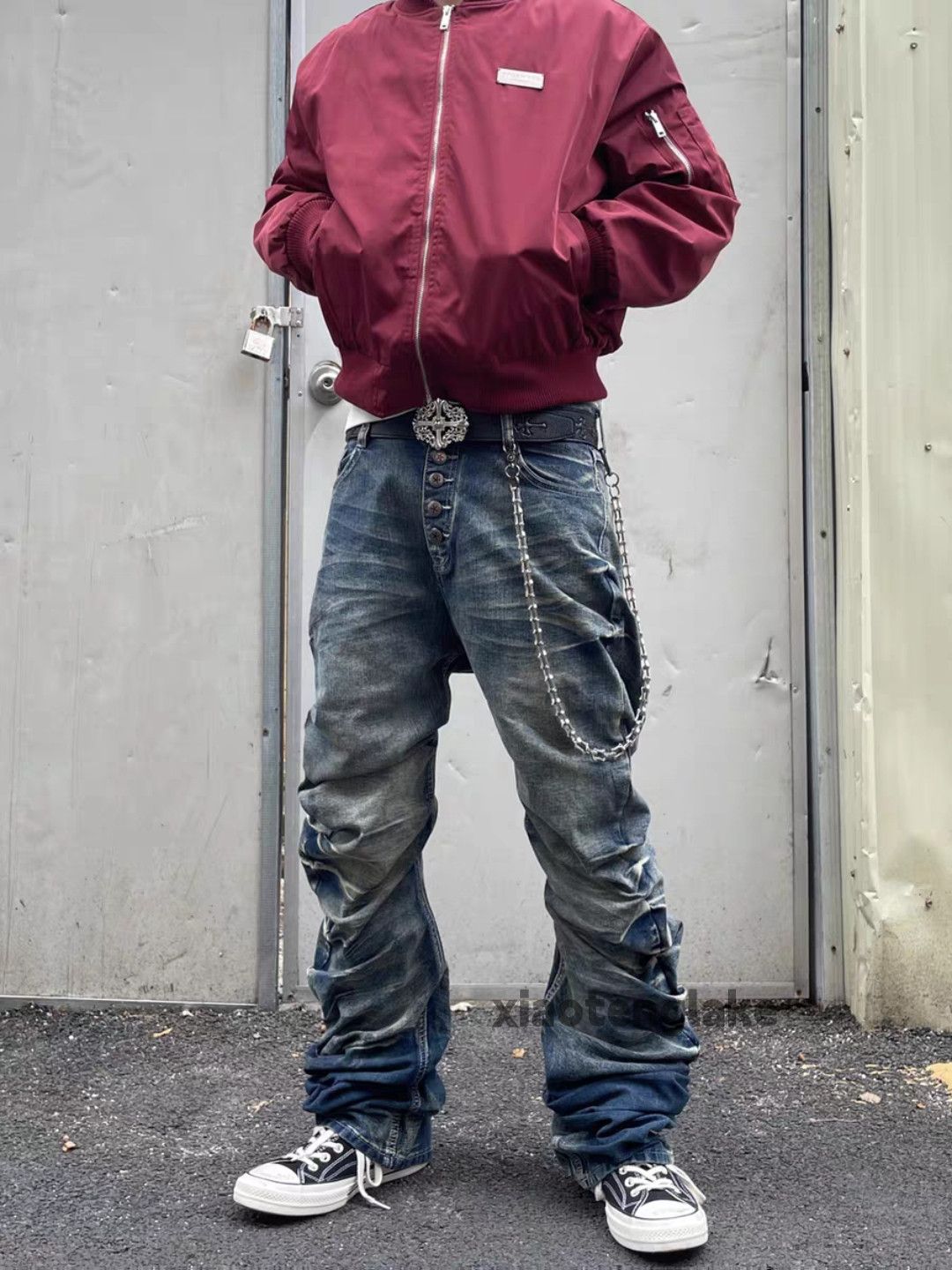 Jean zx vintage faded number nine junyawatanabe style jeans Size US 36 / EU 52 - 4 Thumbnail
