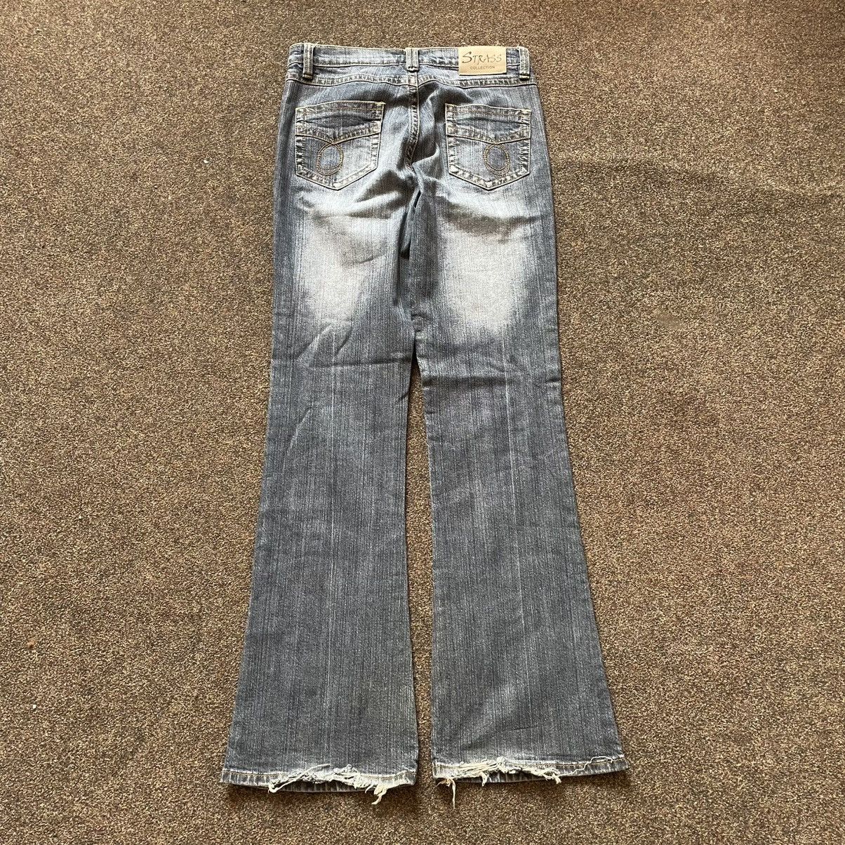 vintage flared pants bootcut fade jeans japan Y2K - Main Image