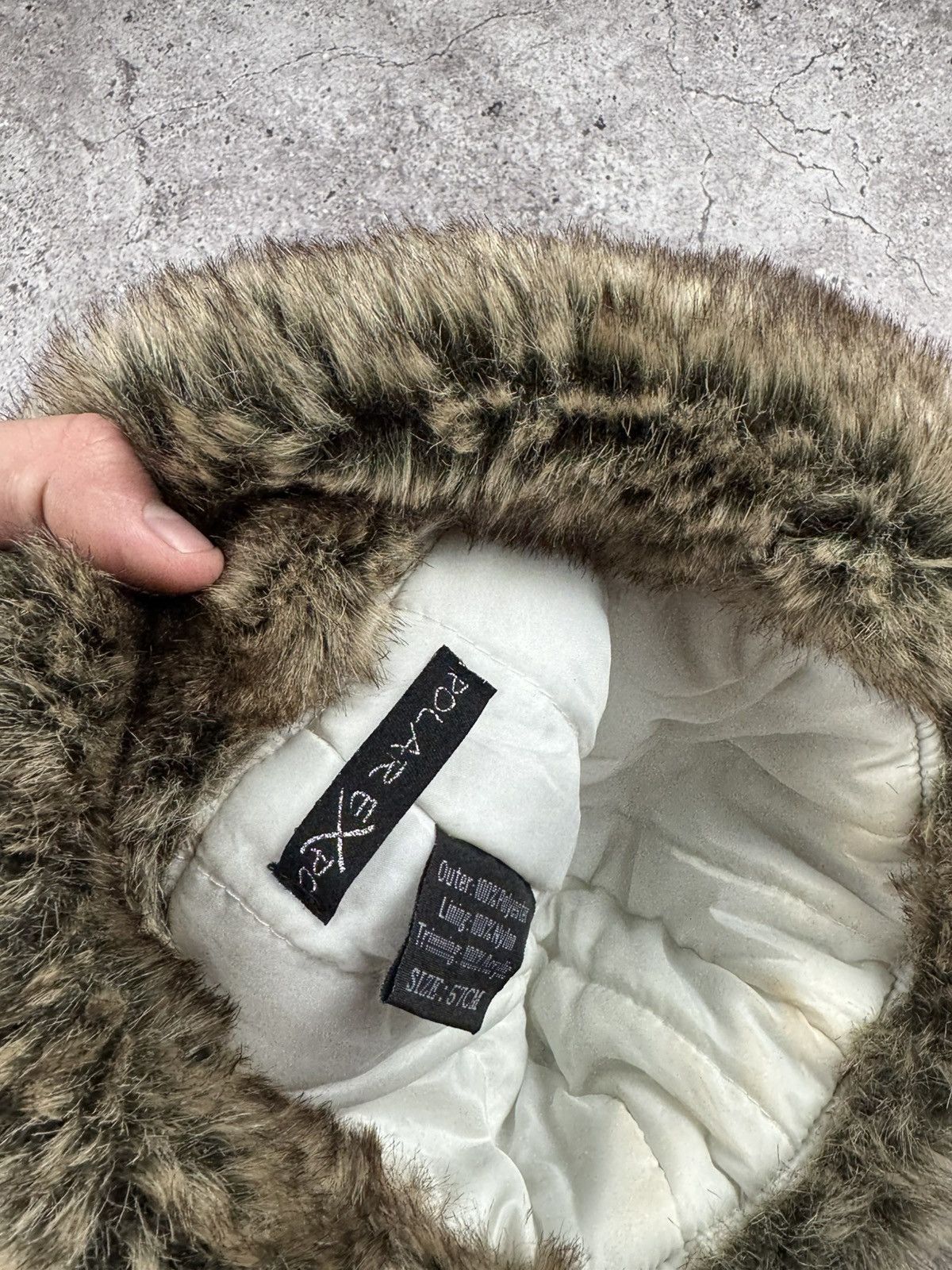 Japanese Brand Y2K Faux Fur Ushanka Vintage Fuzzy Warm Trapper Hat Size ONE SIZE - 6 Thumbnail