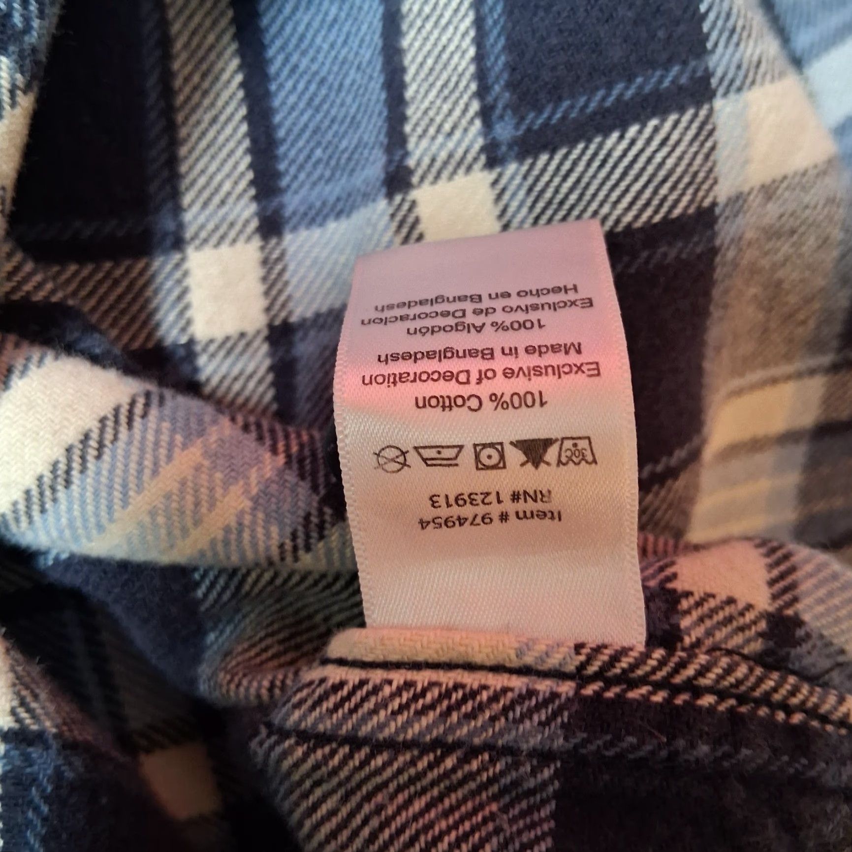 Vintage VINTAGE Jachs Heavyweight Flannel Shirt Men Medium Blue Plaid Button Up Workwear Size US M / EU 48-50 / 2 - 6 Thumbnail