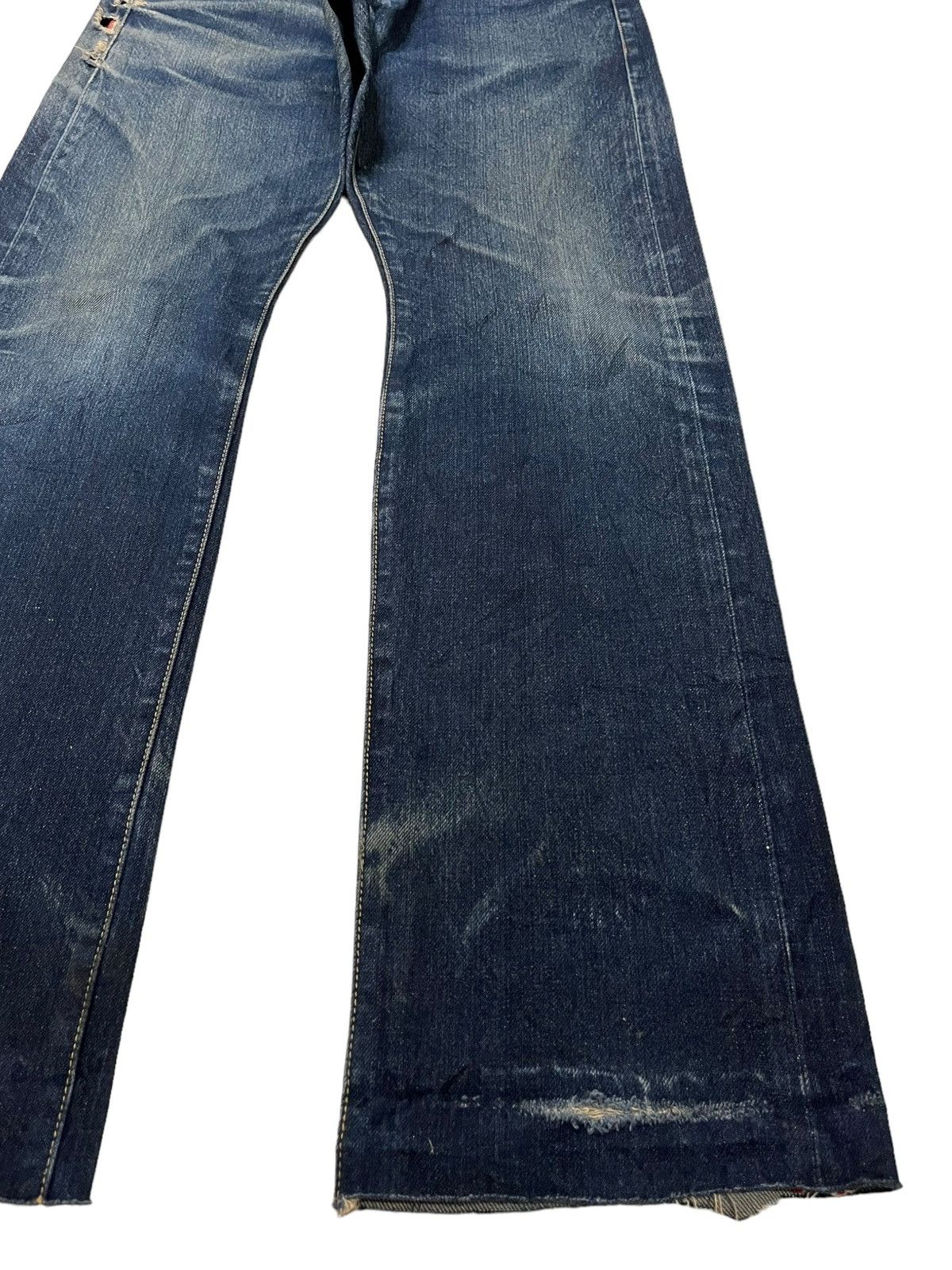 Japanese Brand Vintage Japanese Brand Selvedge Rusty Wash Baggy Jeans Size US 35 - 8 Thumbnail