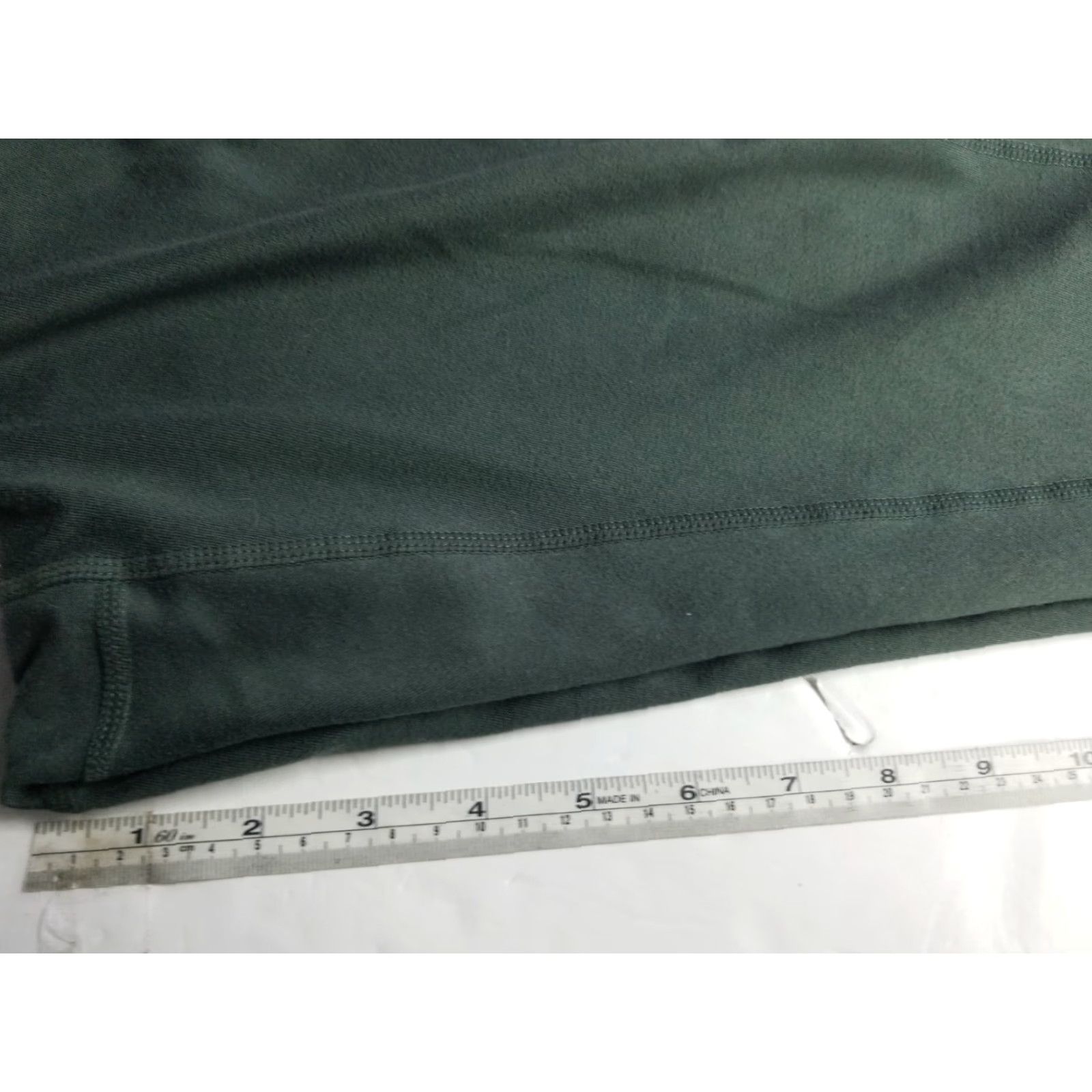 Vintage Z by Zella Leggings Women’s Small Ankle Green Pockets Athletic Stretch Quick Care Slim Skinny CrossFit Yoga Running Size 28" / US 6 / IT 42 - 4 Thumbnail