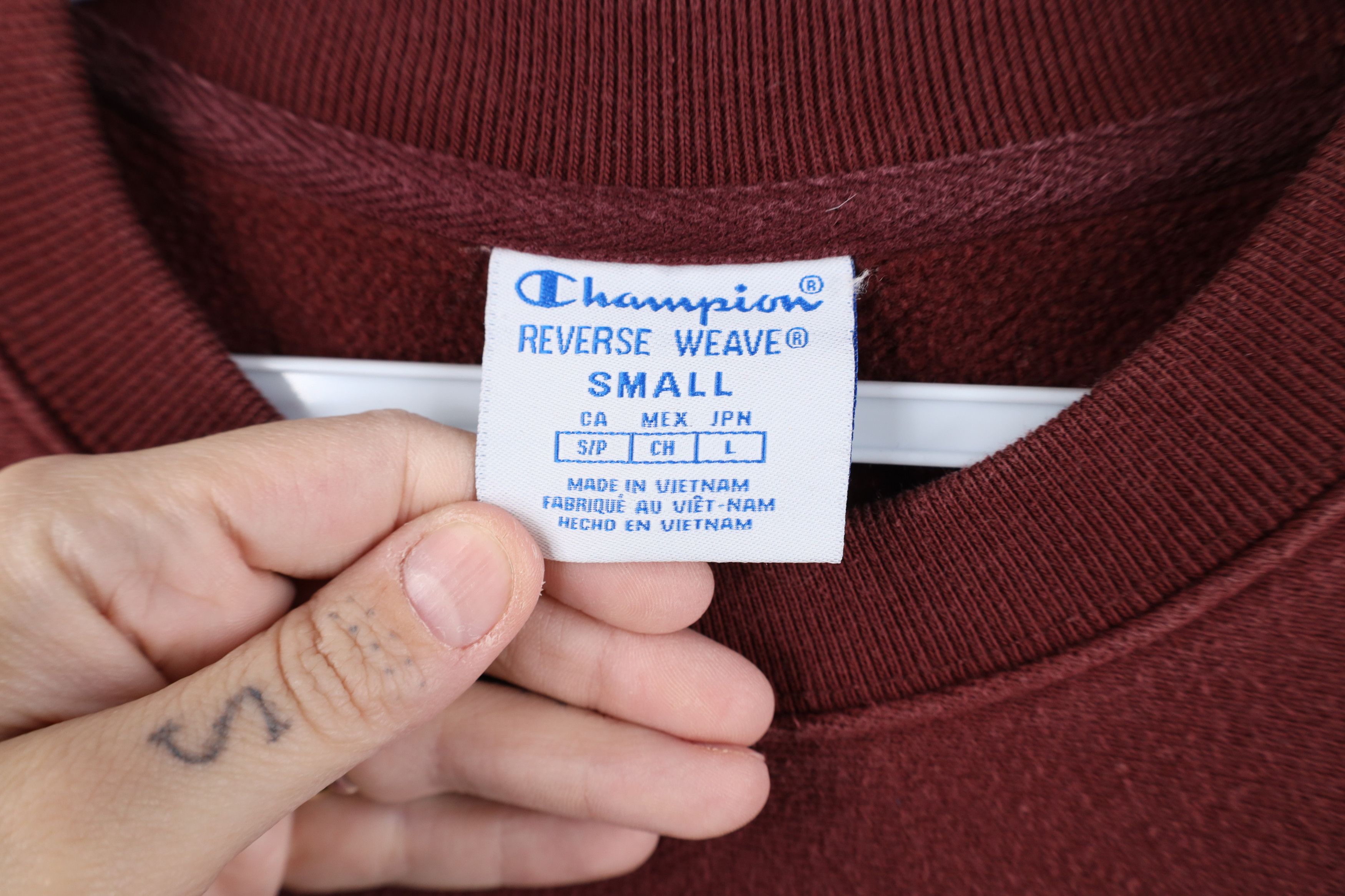 Champion Champion Reverse Weave Heavyweight Crewneck Sweatshirt Red Size US S / EU 44-46 / 1 - 9 Thumbnail