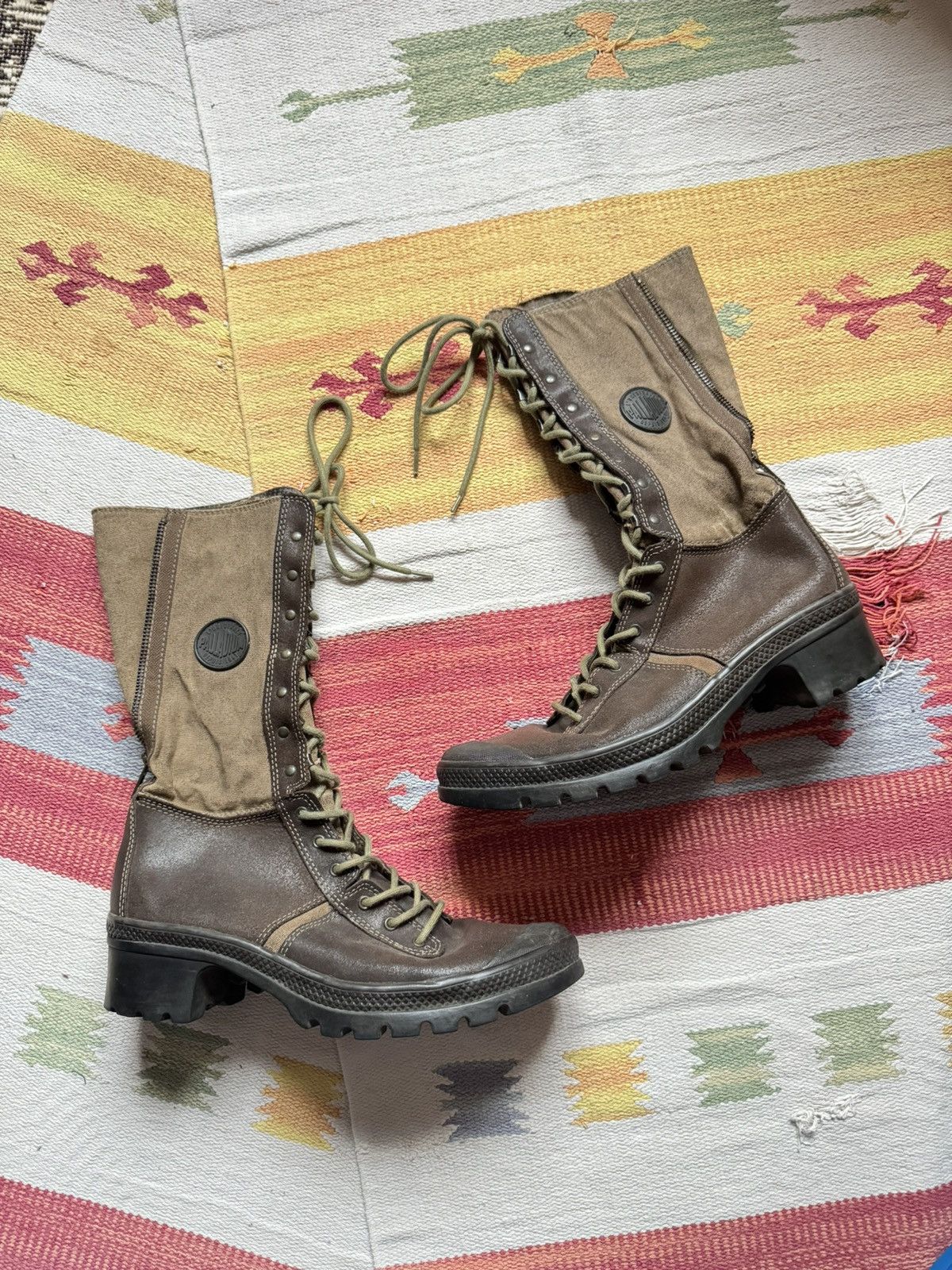 Palladium Vintage 00’s Palladium Military Khaki Army Hi Tops Size US 8 / EU 41 - 1 Thumbnail