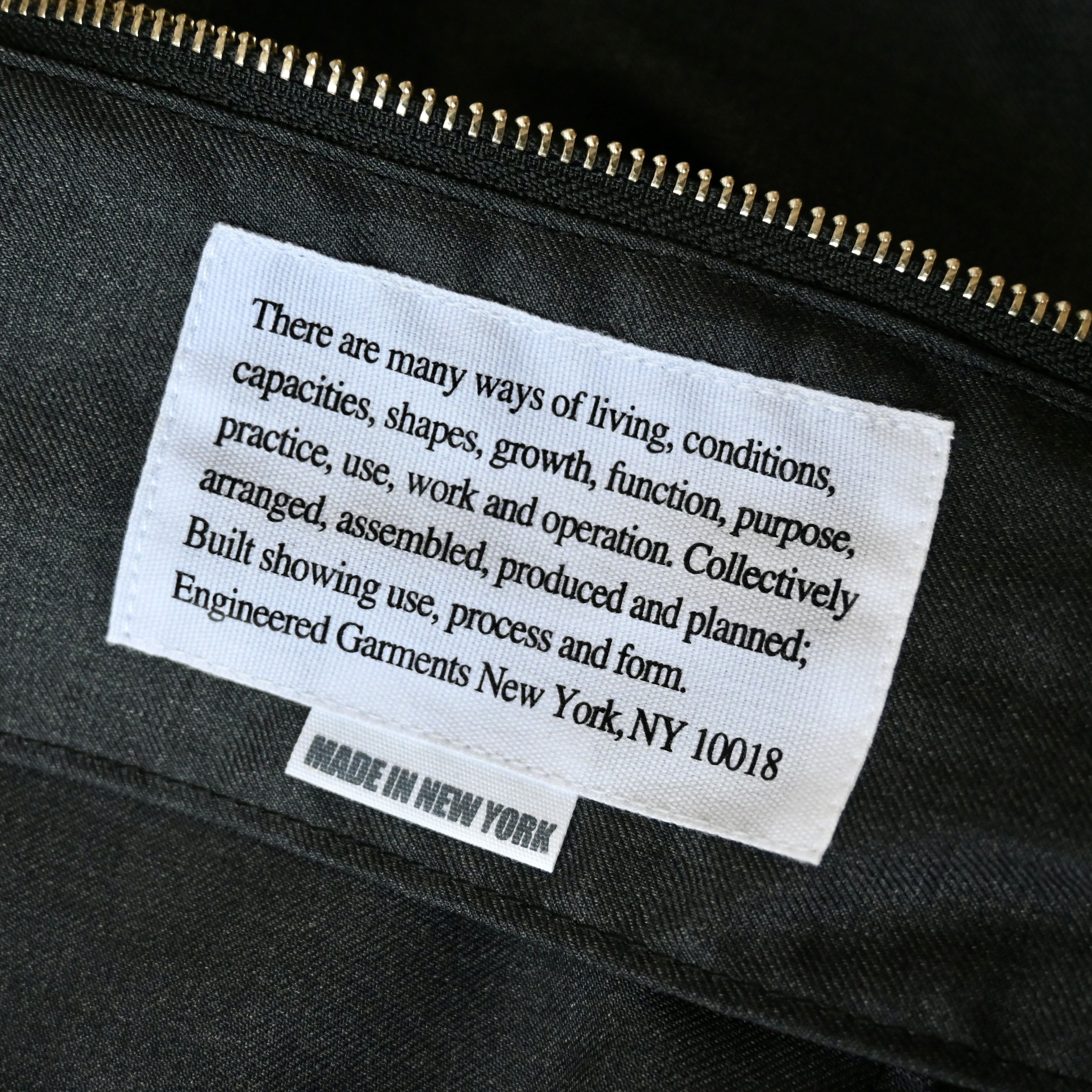 Engineered Garments UNUSED, ENGINEERED GARMENTS, Tanker Jacket, Wool, Charcoal Size US XS / EU 42 / 0 - 10 Thumbnail