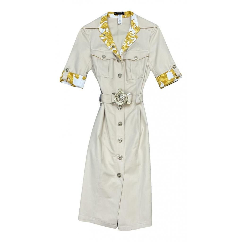 image of Gianni Versace Madonna Runway Collection Dress 90's in Beige, Women's (Size XS)