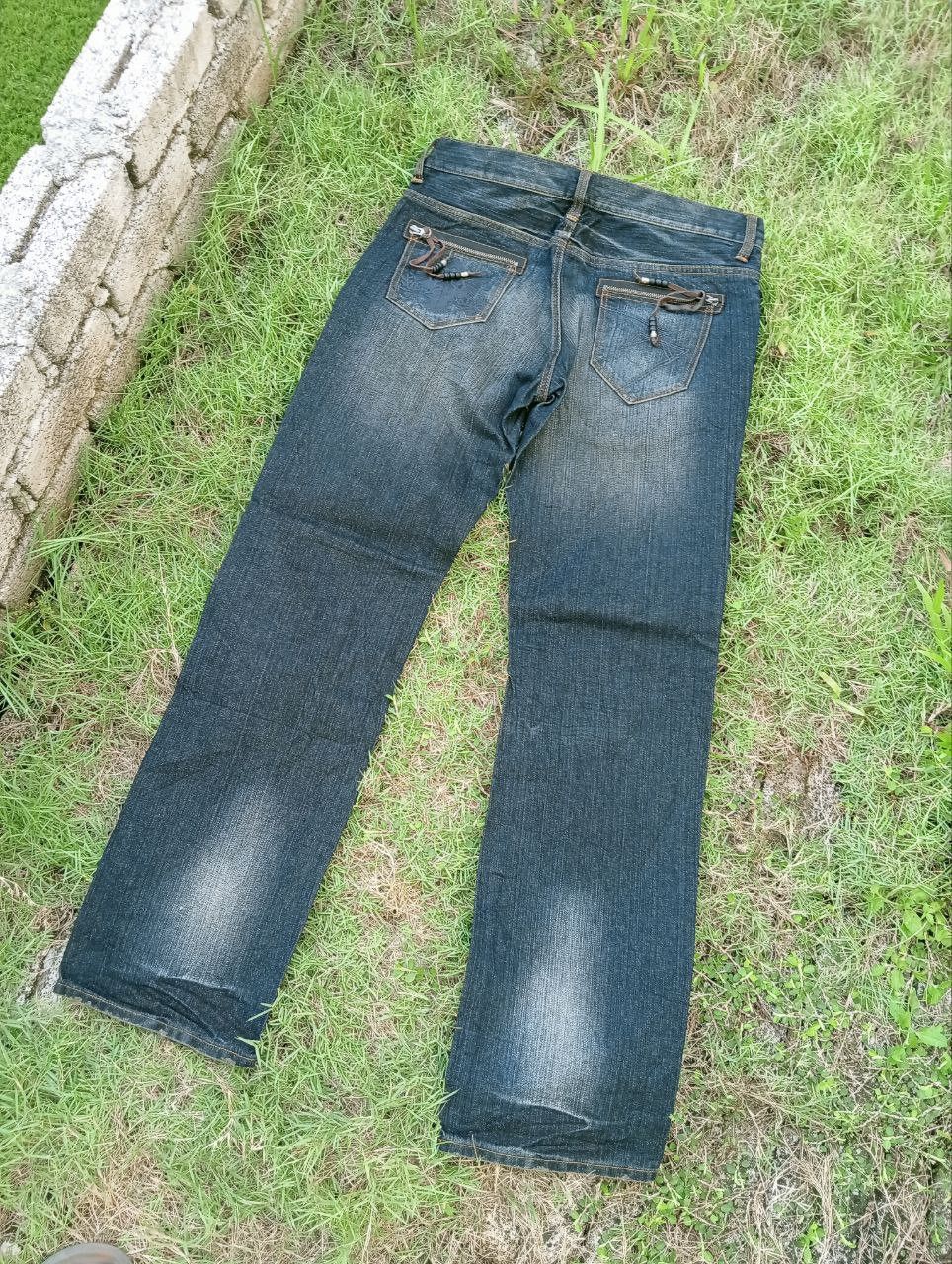 Japanese Brand JAPANESE 291295=HOMME ZIPPER DISTRESSED JEANS Size US 34 / EU 50 - 9 Thumbnail