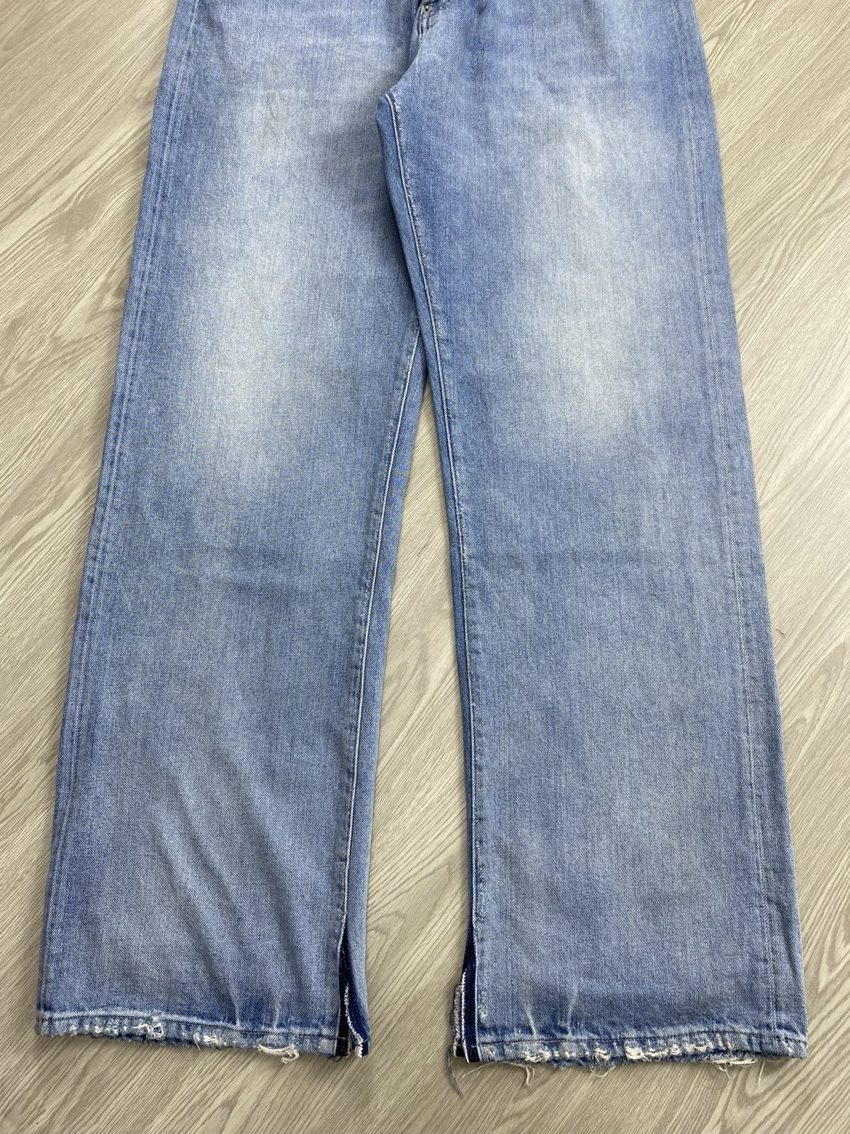Maison Margiela Maison Margiela Paris Distressed Wide Pants Size US 32 / EU 48 - 5 Thumbnail