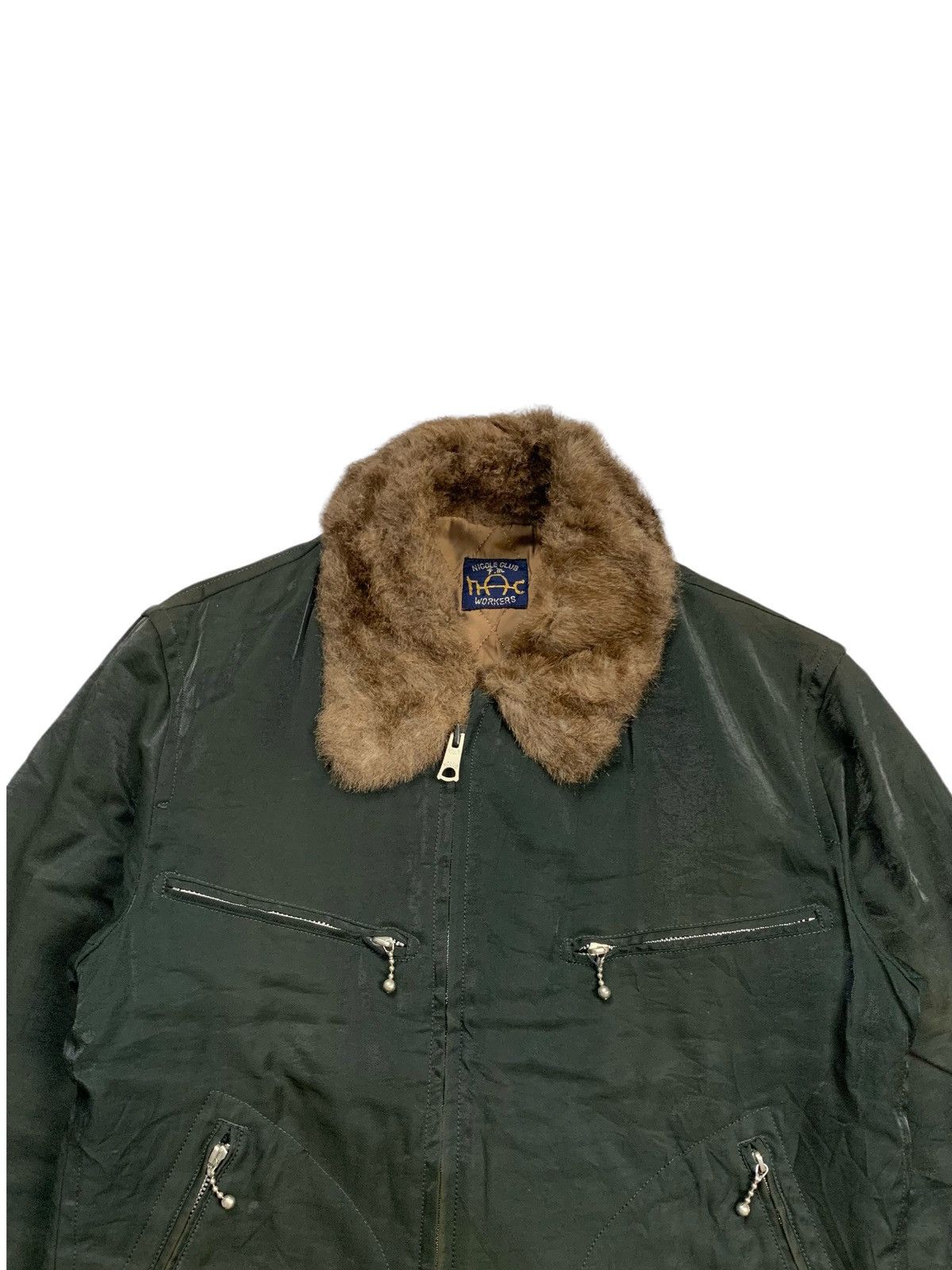 If Six Was Nine 2000s Nicole Club - Iridescent Rider Work Jacket Size US M / EU 48-50 / 2 - 5 Thumbnail
