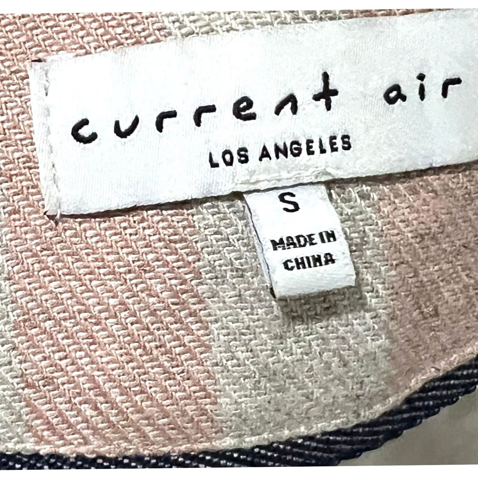 Vintage Current Air Womens Blazer Jacket Pink Beige Linen Blend Open Front Sz Small Blazer Womens Pink Beige Linen Blend Open Front Size S Size S / US 4 / IT 40 - 7 Thumbnail