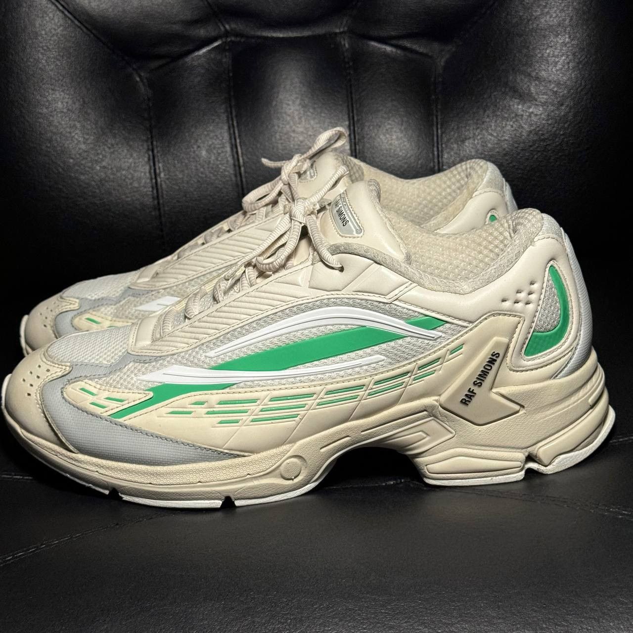 Raf Simons 44 Raf Simons UltraSceptre White Green Size US 11 / EU 44 - 3 Thumbnail