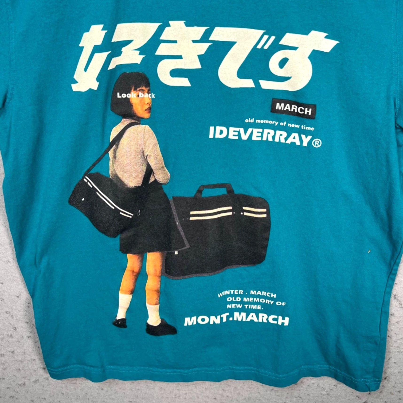 Vintage Aelfric Eden Mens T-Shirt Graphic Print Crew Neck Short Sleeve Teal Blue 2010-2019 Regular Size M Shirt Mens Size US M / EU 48-50 / 2 - 5 Thumbnail