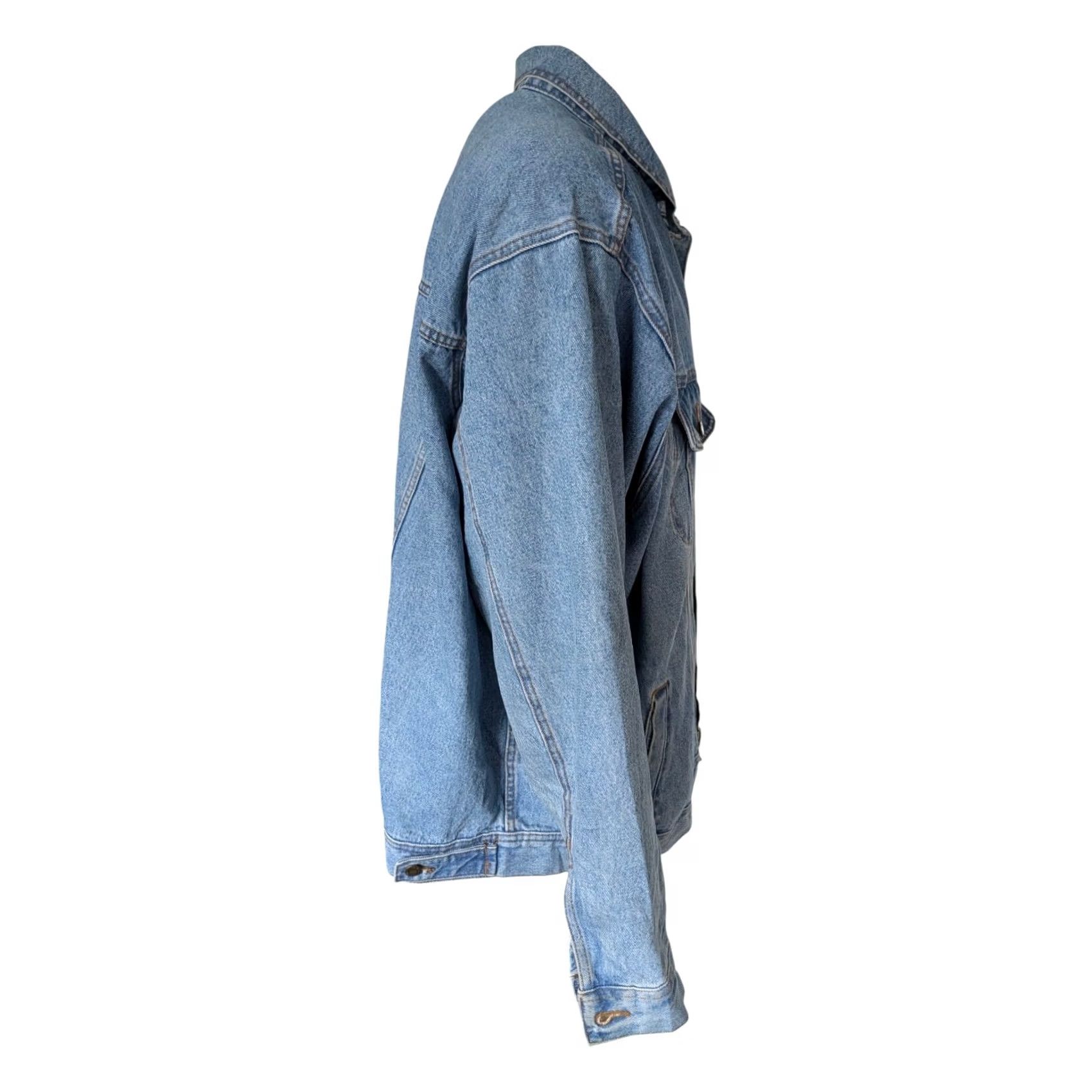 Wrangler Wrangler Rugged Wear Denim Jacket – XXL – Denim Jacket – Wrangler – Blue – 2XL – Regular Fit – Men Size US XXL / EU 58 / 5 - 2 Thumbnail