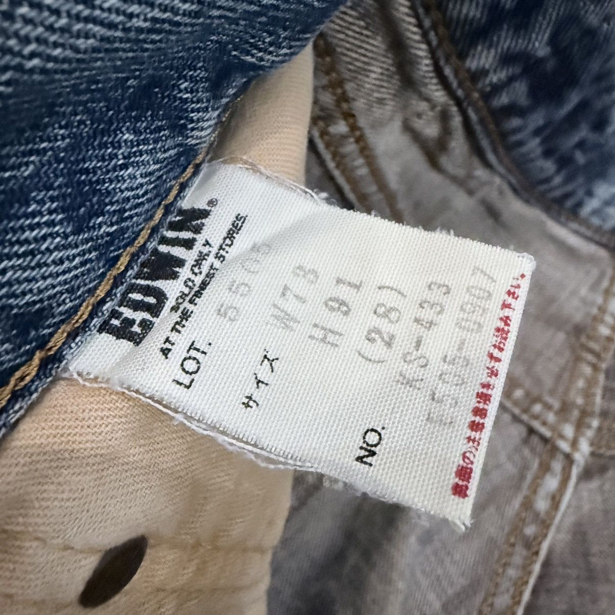 Kapital 🇯🇵 Vintage 90s Selvedge Edwin 505xx Distressed Denim Size US 28 / EU 44 - 15 Thumbnail