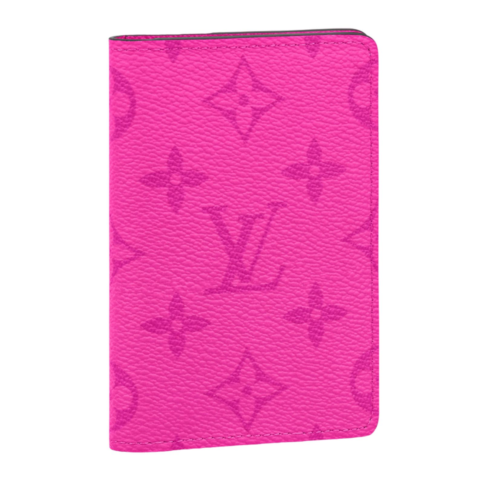 Louis Vuitton Louis Vuitton Pink Monogram Logo Pocket Organizer Wallet Size ONE SIZE - 1 Thumbnail