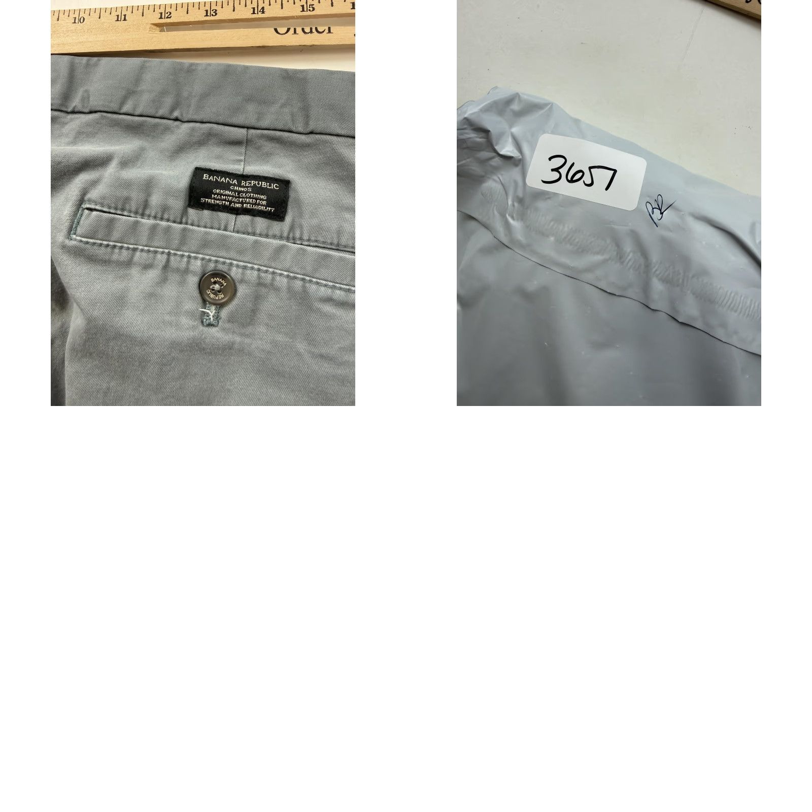 Banana Republic Banana Republic Pants Mens 36x30 Gray Fulton Skinny Chino Slim Stretch Casual Size US 36 / EU 52 - 8 Thumbnail