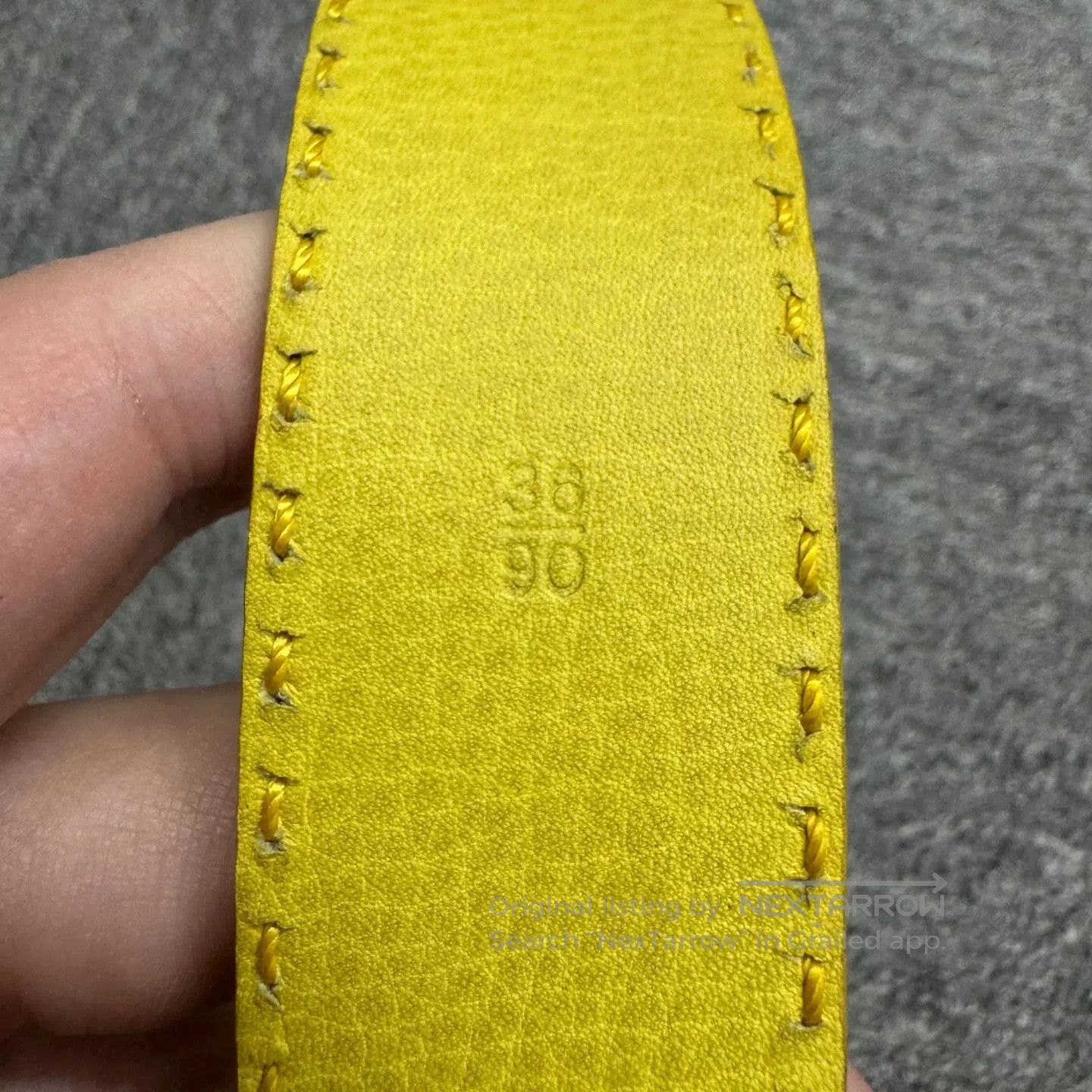 Kiton Kiton 90cm Yellow Belt. Size ONE SIZE - 5 Thumbnail