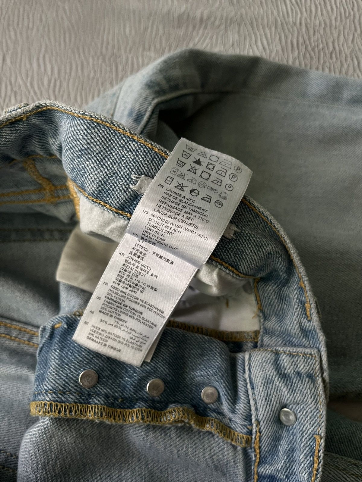 Sandro Sandro Etroit Streetwear Blue Denim Jeans Men’s Size US 31 - 17 Thumbnail