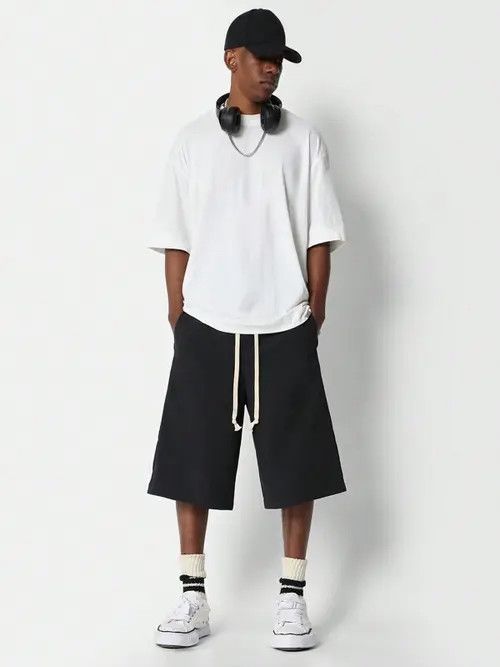 Japanese Brand Nylon Jorts Shorts DRIP Size US 32 / EU 48 - 2 Thumbnail