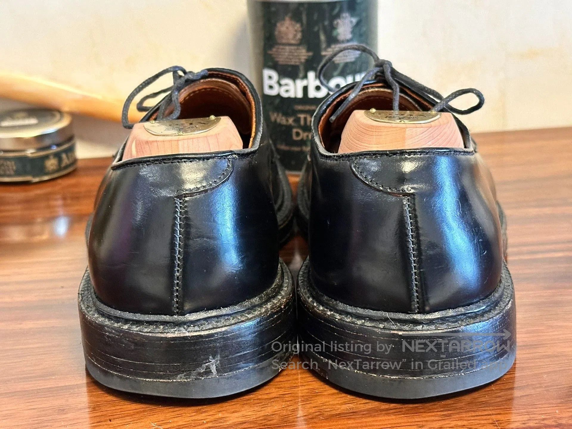 Alden Alden PTB 9901 Black Shell Cordovan. Size US 8 / EU 41 - 6 Thumbnail