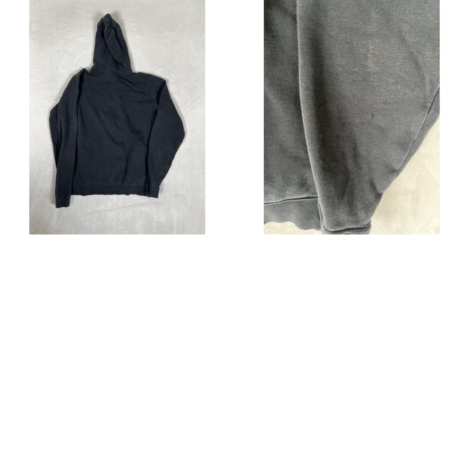 Nike VTG Nike Hoodie Black M Full Zip Fleece Logo Swoosh Sweatshirt Hooded Pockets Zipper All Seasons Women’s M (adjusted per rules) Size M / US 6-8 / IT 42-44 - 8 Thumbnail