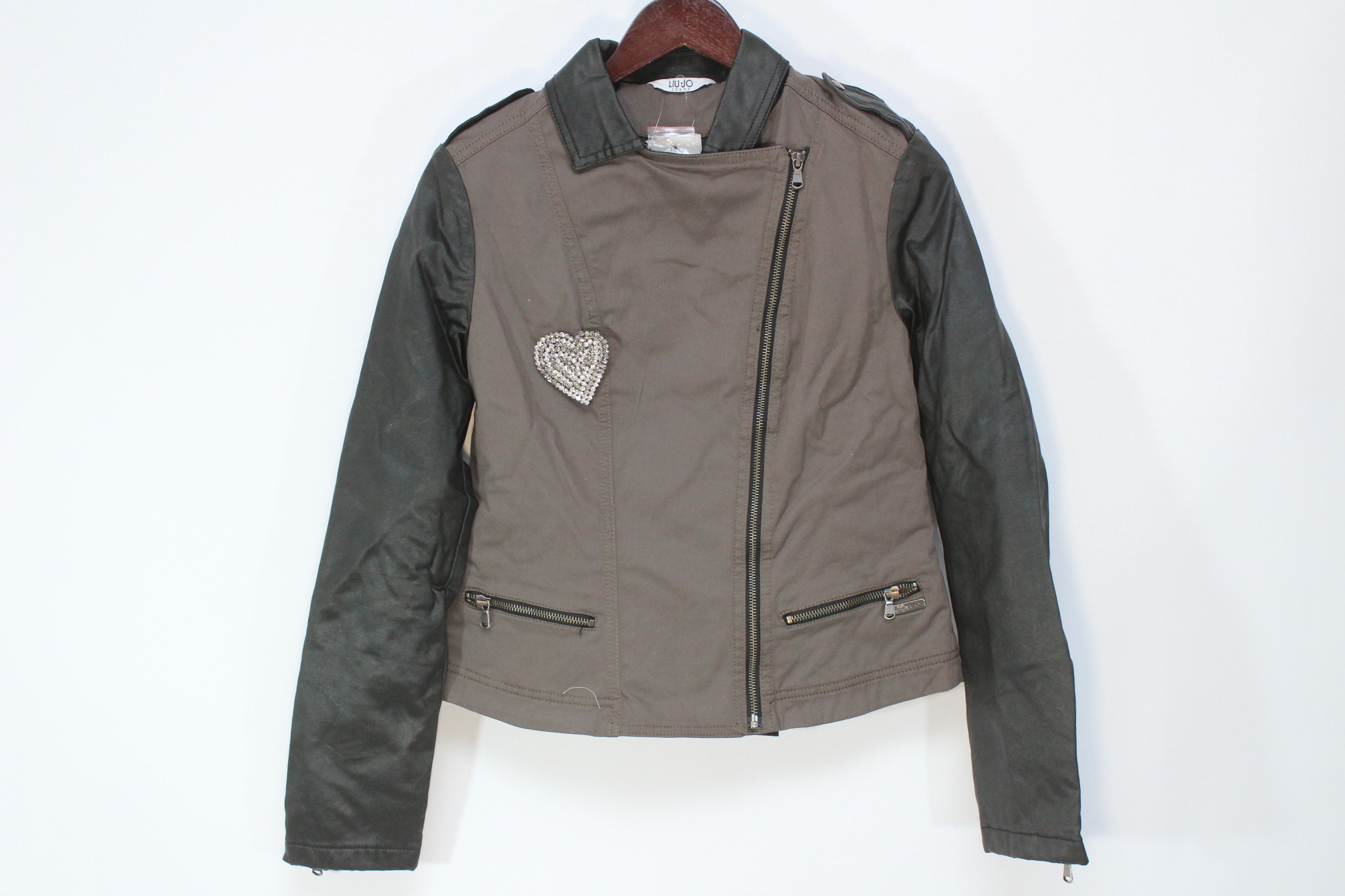 image of Hype x Liu Jo Jacket Leather Womens Size 42 New Authentic