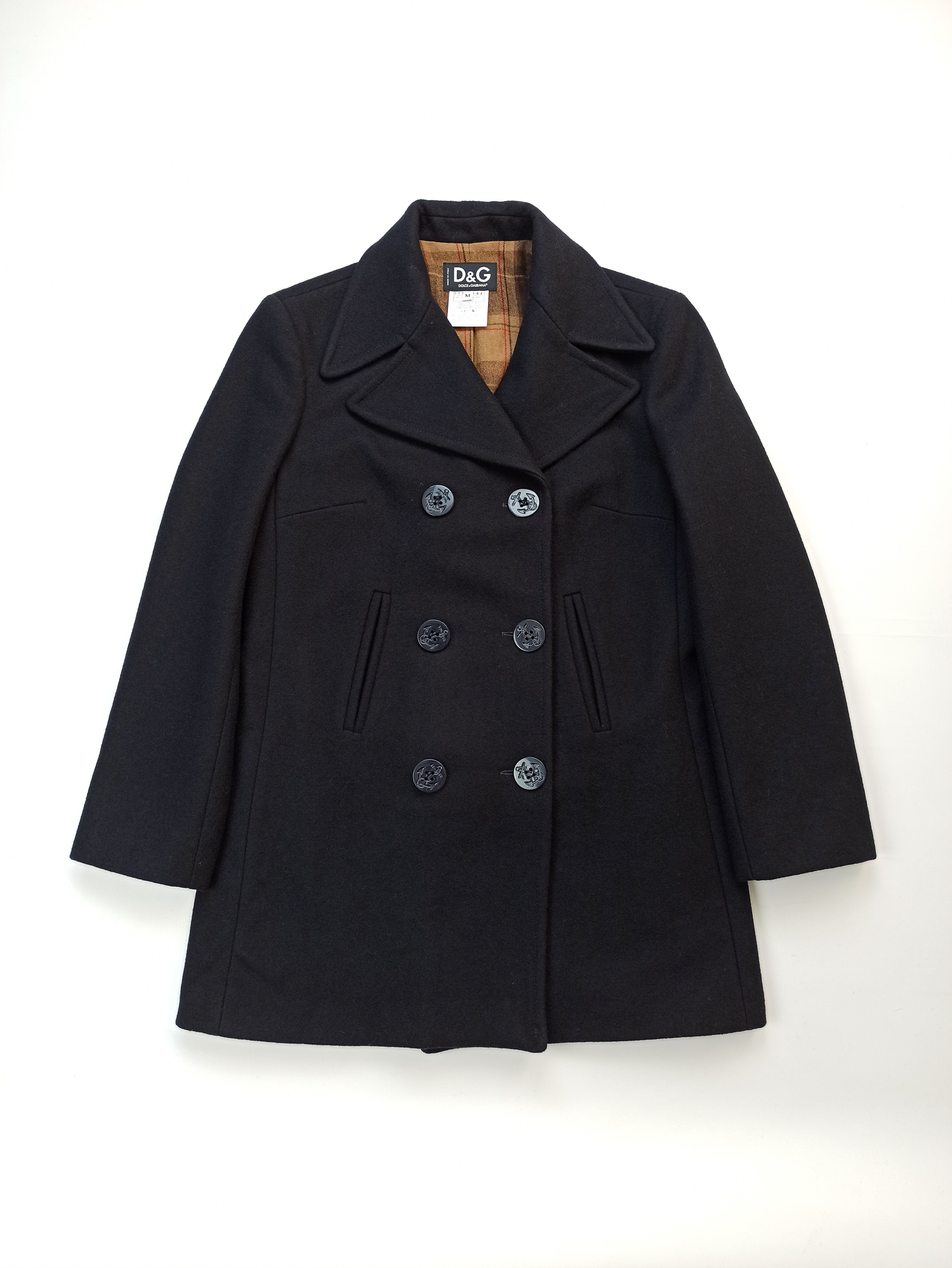 Dolce & Gabbana Dolce&Gabbana Wool Сoat Size M / US 6-8 / IT 42-44 - 2 Thumbnail