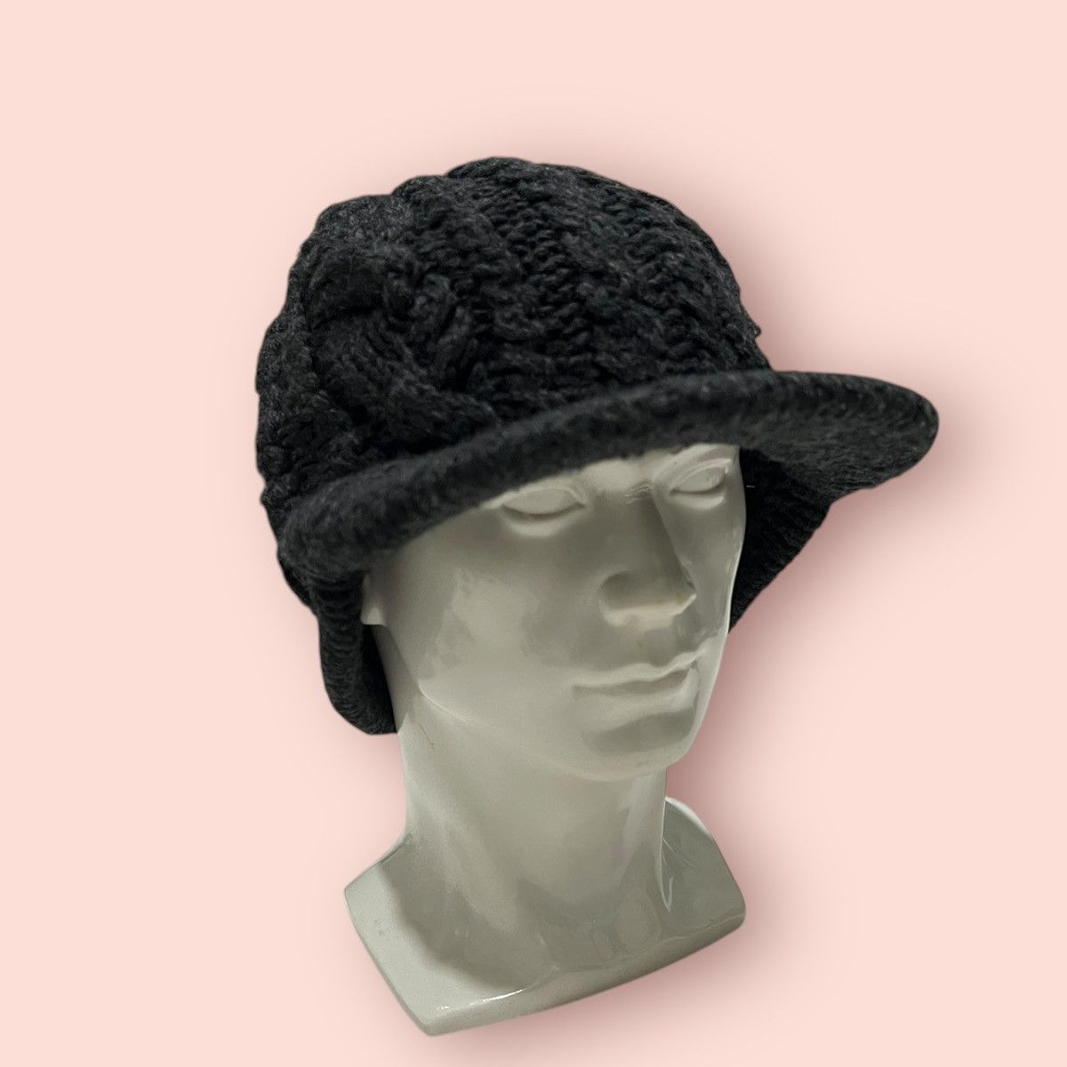 14th Addiction VINTAGE ELLESSE CABLE KNITTED ALT BEANIE HAT Size ONE SIZE - 10 Thumbnail