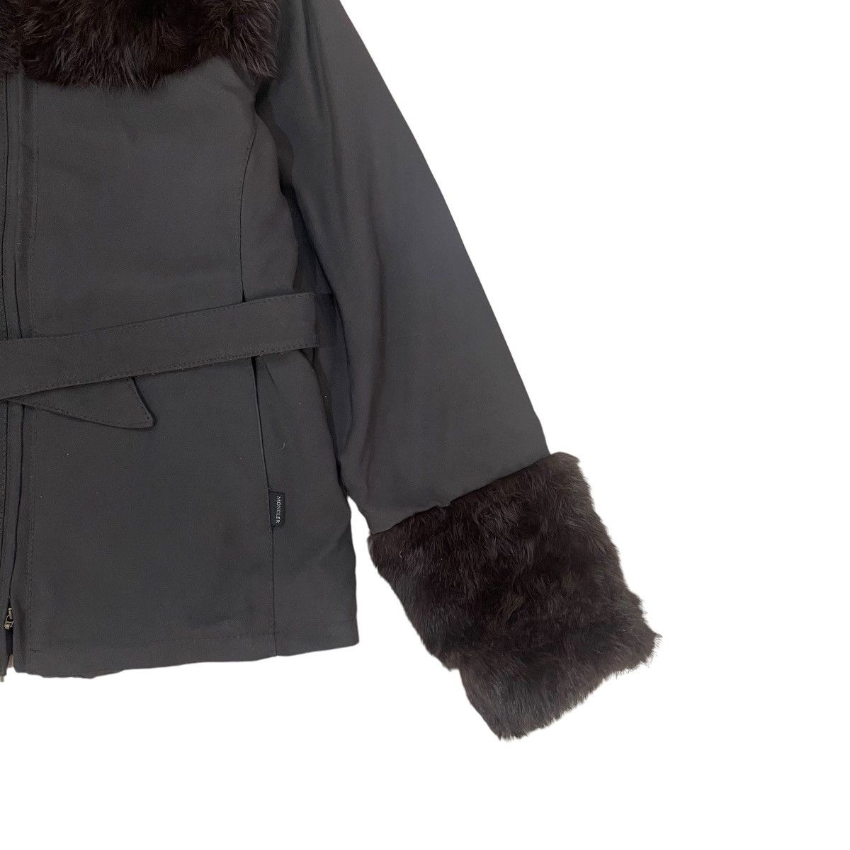 Moncler 🔥Moncler Down Faux Fur Collar Sleeve Zipper Jacket Size M / US 6-8 / IT 42-44 - 12 Thumbnail