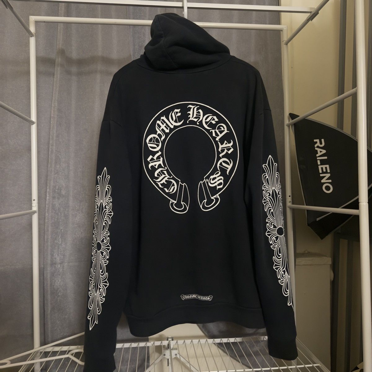 Chrome Hearts Chrome Hearts Floral Horseshoe Hoodie | Grailed