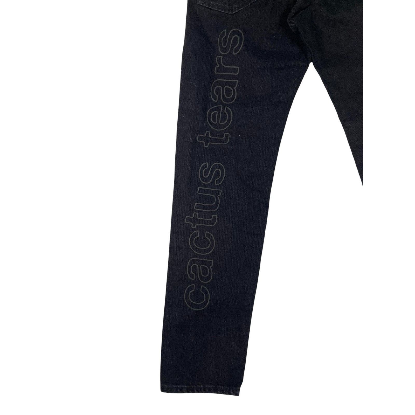 DENIM TEARS Denim Tears 'CPFM Black Flag' Jeans Size US 27 - 4 Thumbnail