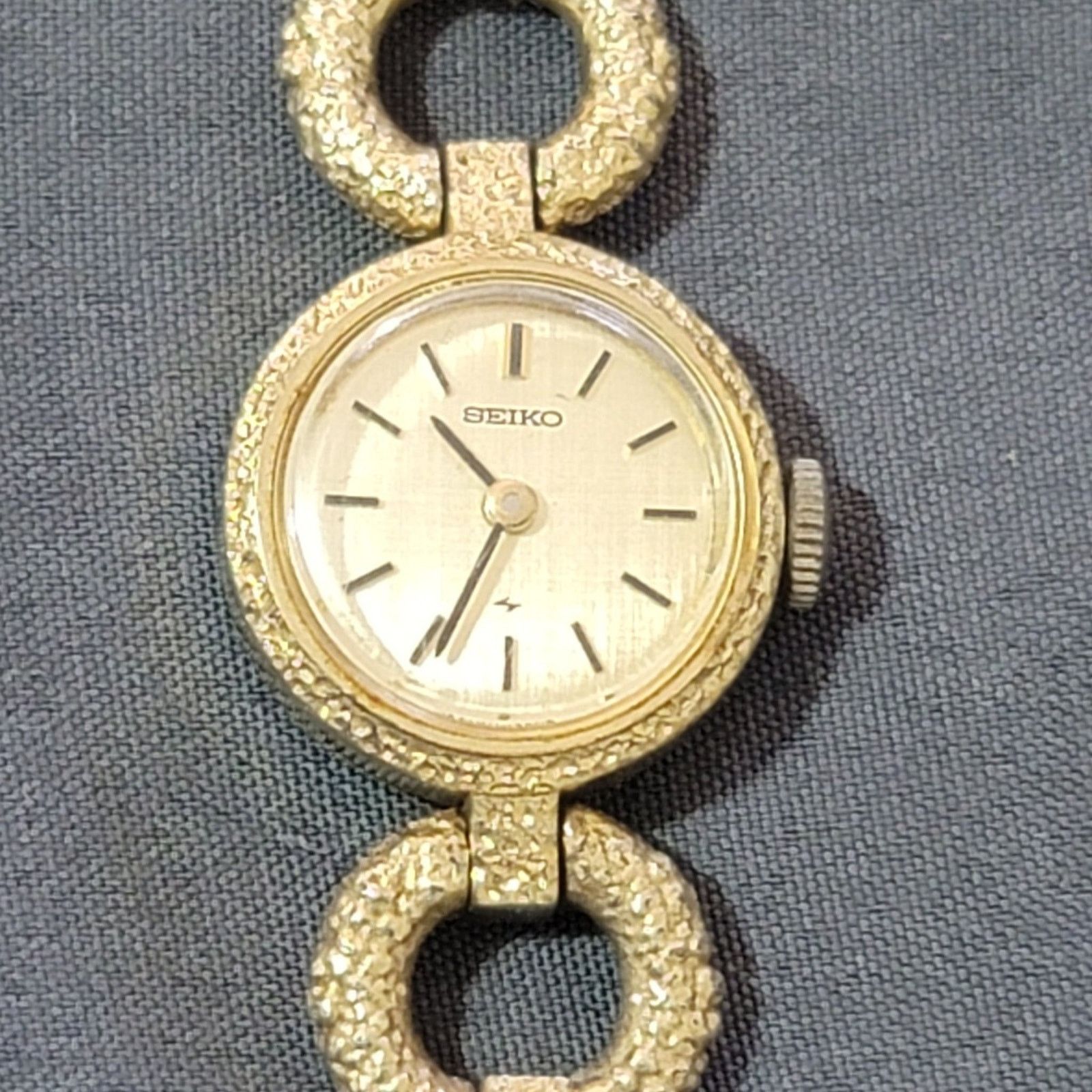 Seiko Vtg Seiko Gold Tone Automatic Wind-up Watch Size ONE SIZE - 5 Thumbnail