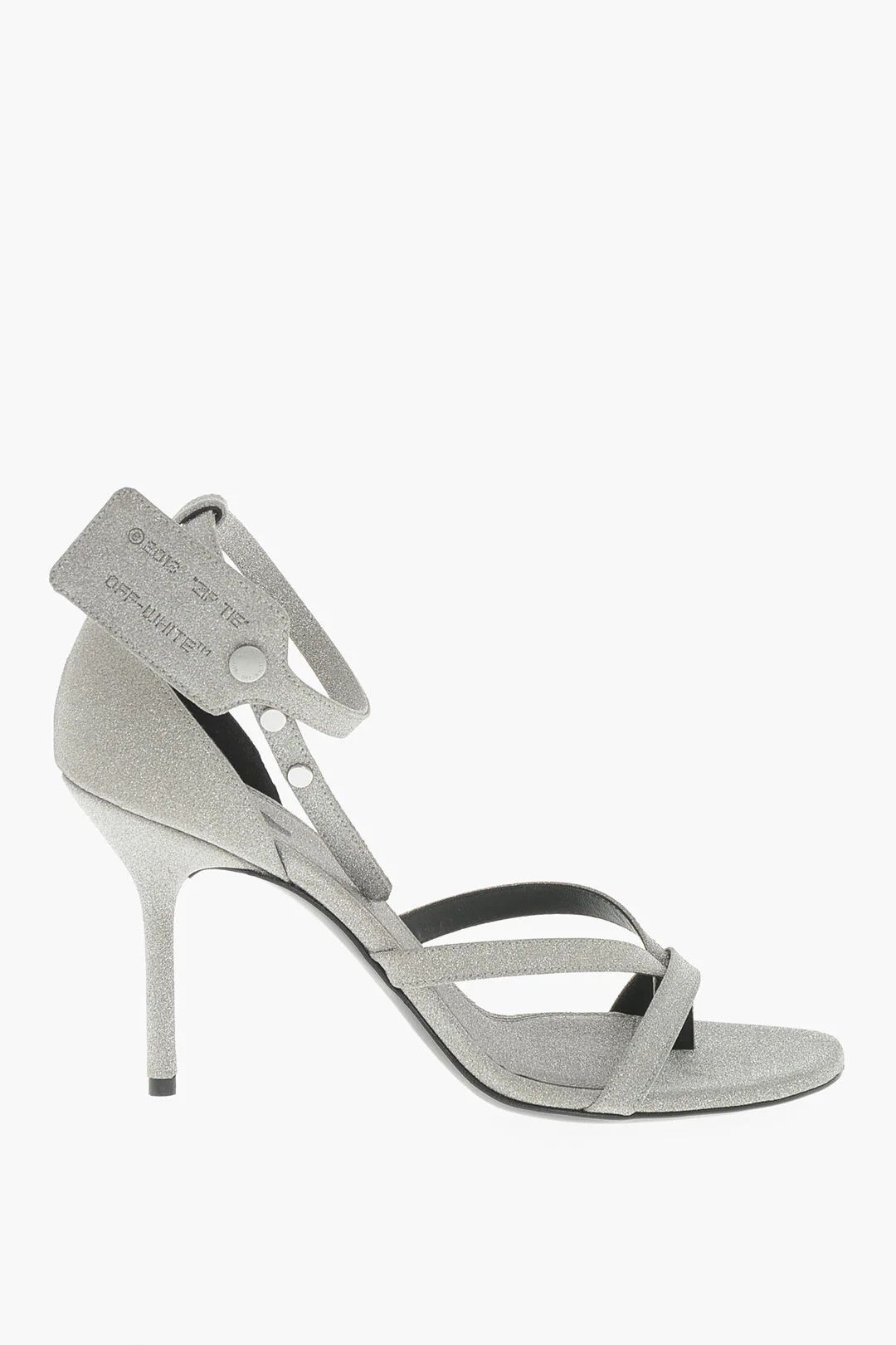 Off-White og1mm0426 Thong Sandals in Silver Size US 7 / IT 37 - 1 Thumbnail