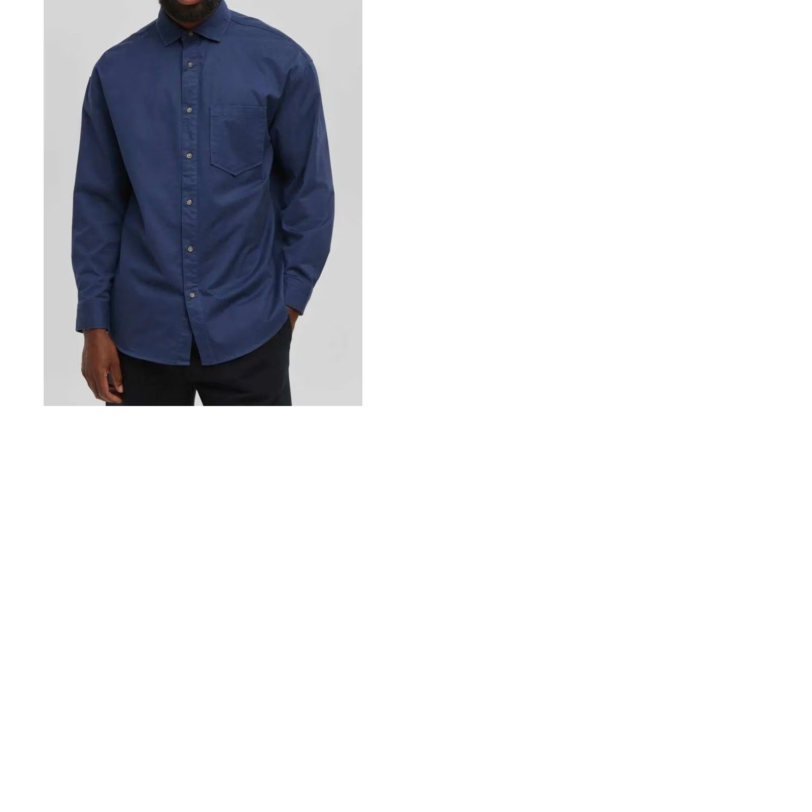 Vintage Mode of One Mens Button Down Shirt Caspian Waters Blue Large Relaxed Fit Twill Size US L / EU 52-54 / 3 - 10 Thumbnail