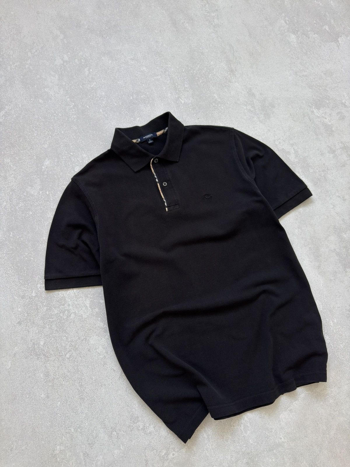 Burberry Vintage Burberry London Nova Check Black Polo Logo Size US S / EU 44-46 / 1 - 3 Thumbnail