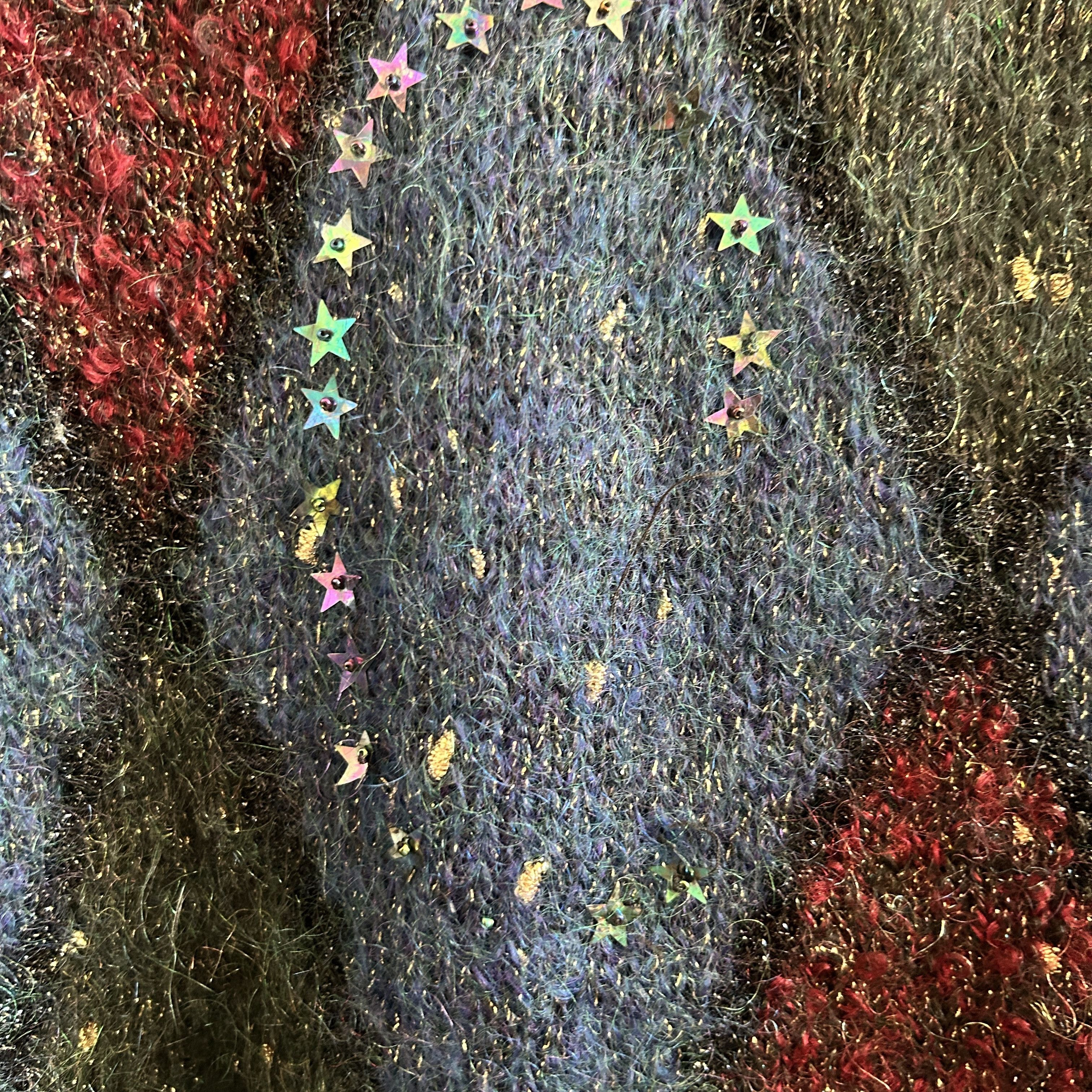Vintage Vintage Mohair Harlequin Cardigan Size M / US 6-8 / IT 42-44 - 11 Thumbnail