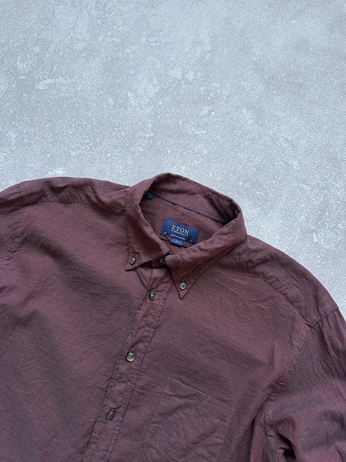 Eton ETON Cotton Long Sleeve Shirt Size XL Size US XL / EU 56 / 4 - 4 Thumbnail