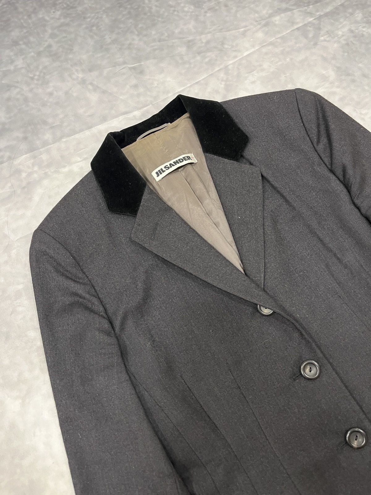 Jil Sander Jil Sander Vintage 90’s Wool Blazer Made in West Germany Size S / US 4 / IT 40 - 2 Thumbnail