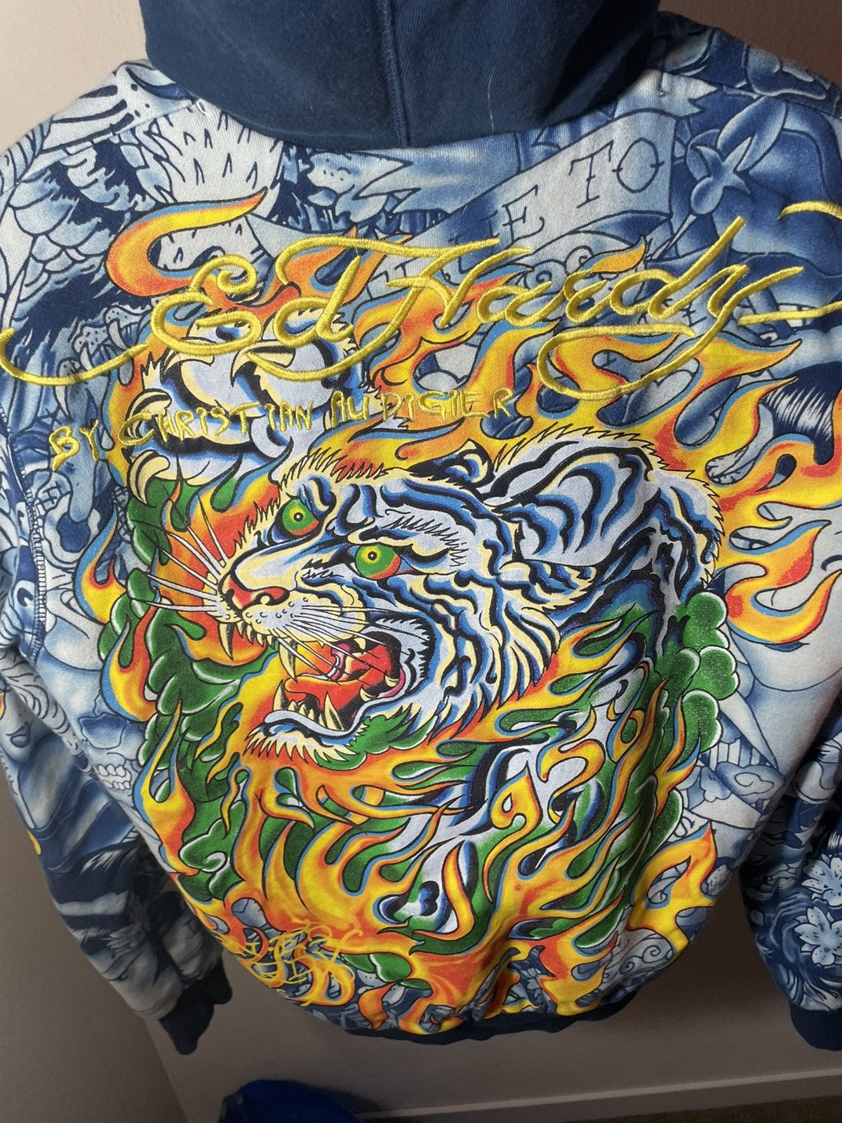 Ed Hardy Ed Hardy Zip Up Hoodie Sweater Size US M / EU 48-50 / 2 - 1 Thumbnail
