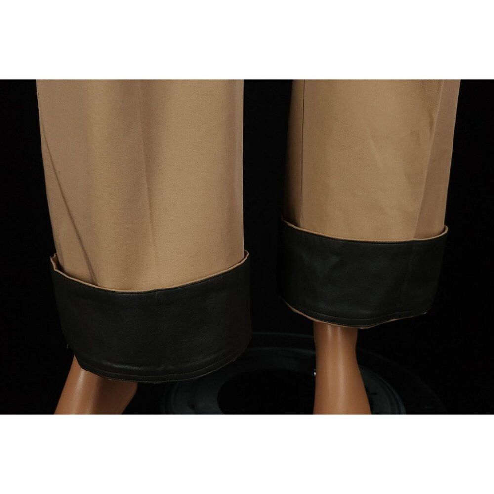 SSENSE DRAE Cotton Patch Pocket Flared Trousers Size M Womens Beige Size 30" / US 8 / IT 44 - 6 Thumbnail