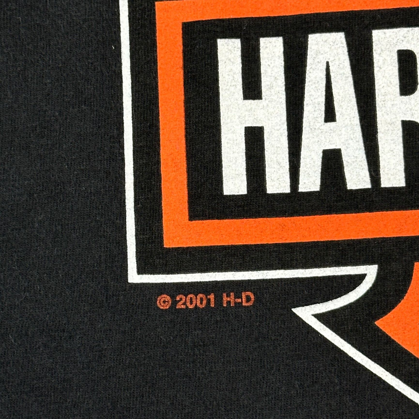 Harley Davidson Harley-Davidson Shirt Mens XL Black Logo Biker Motorcycle Crew Neck Short Sleeve T-Shirt Size US XL / EU 56 / 4 - 3 Thumbnail