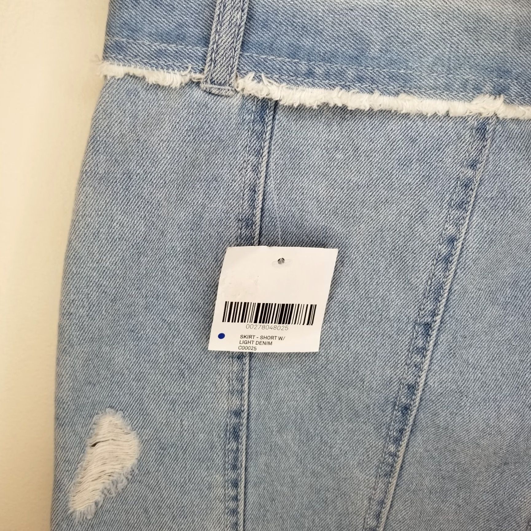 Forever 21 Forever 21 Womens NWT Short Blue Jean Skirt W/ Jean Belt Size 28 Size 28" / US 6 / IT 42 - 4 Thumbnail