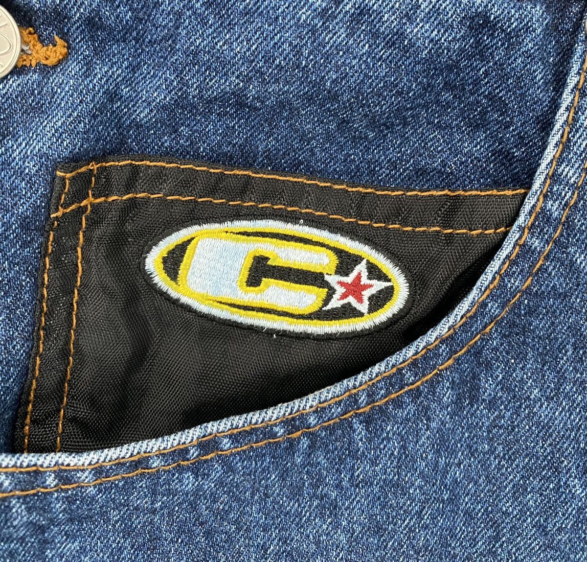 Other VTG Y2K Cruise Control Logo Deep Pocket Jean Shortalls Size US 36 / EU 52 - 3 Thumbnail