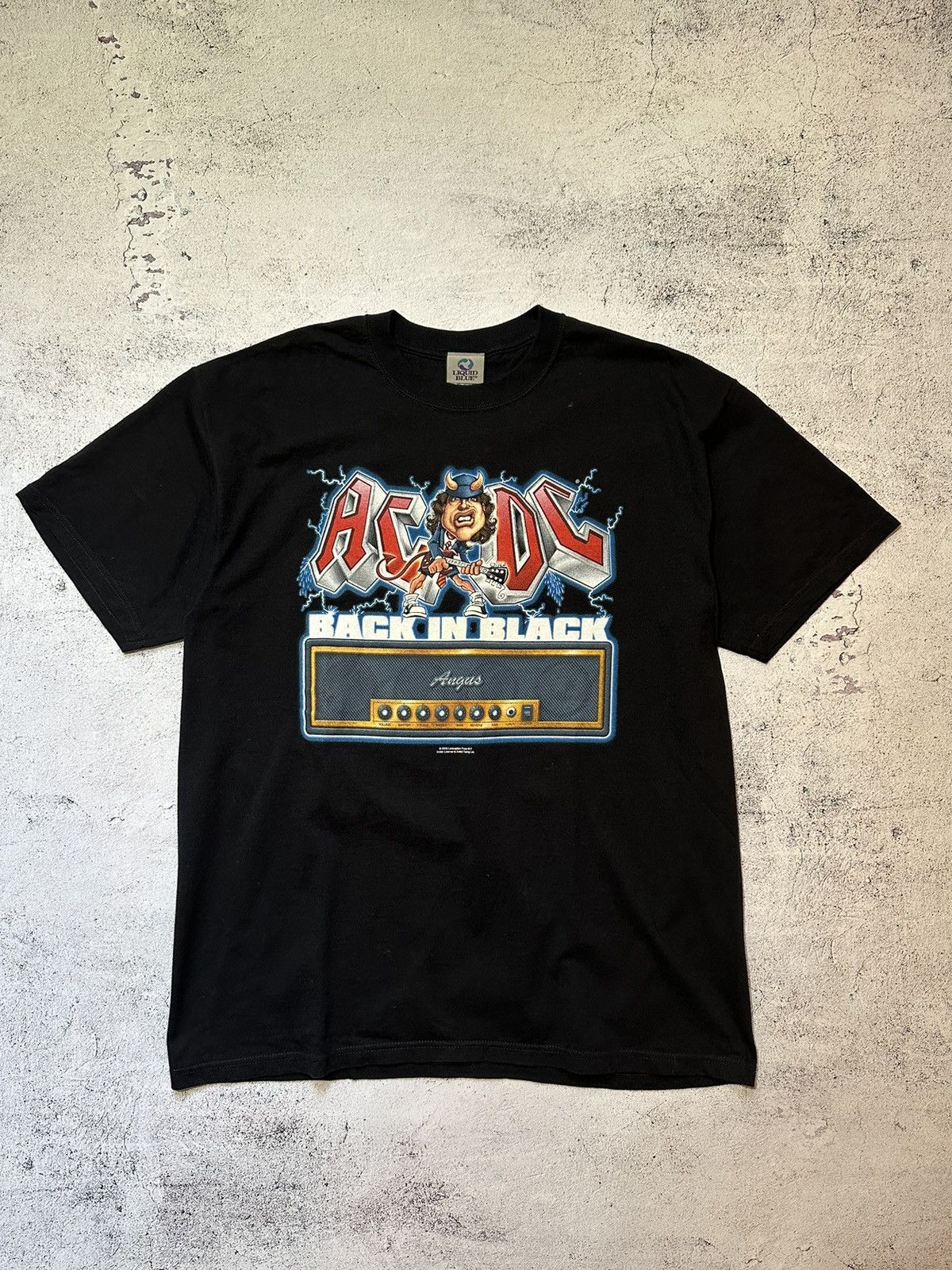 Band Tees × Liquid Blue AC/DC back in black 2006 vintage liquid blue t shirt Size US XL / EU 56 / 4 - 2 Thumbnail