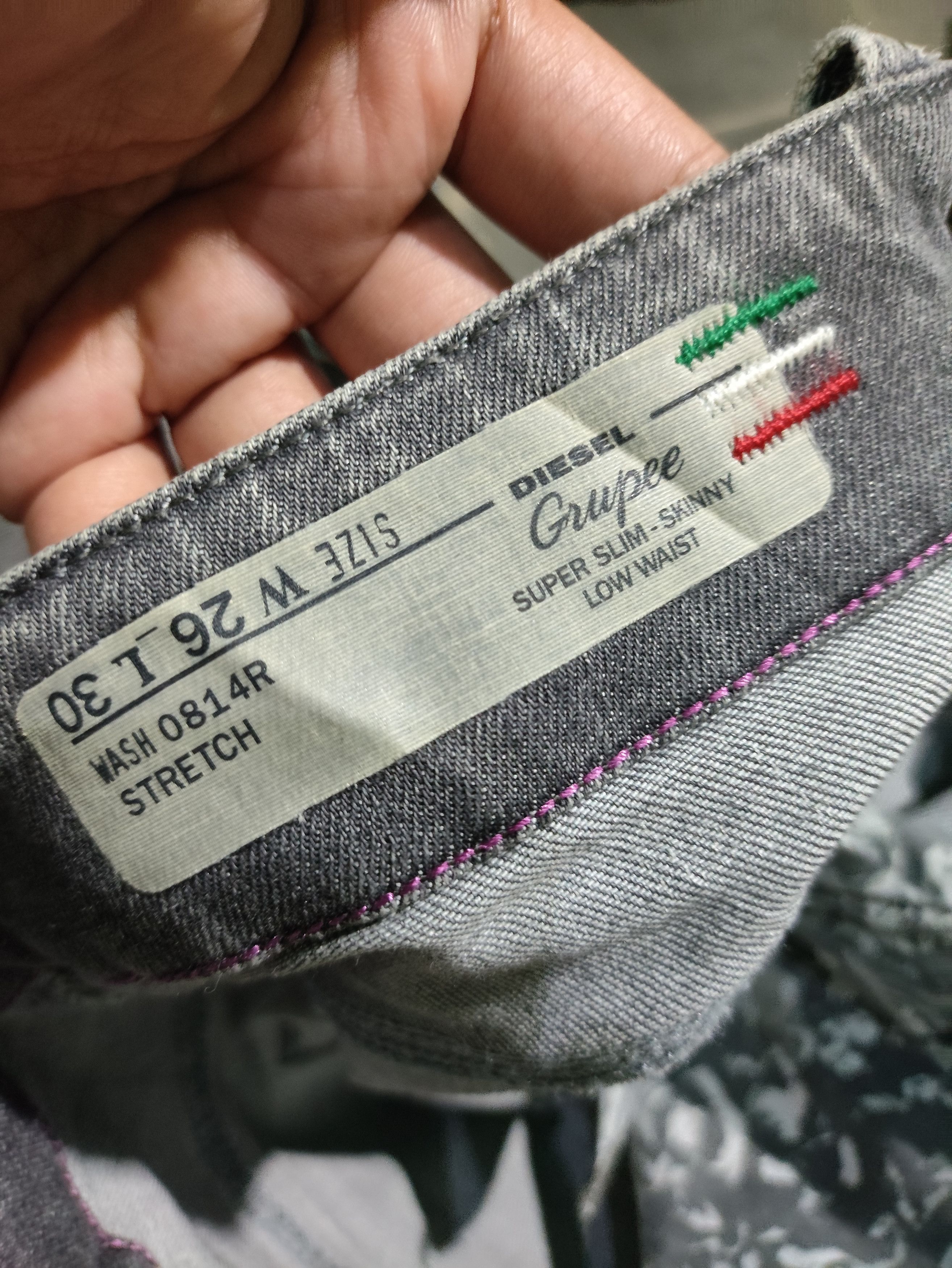 Diesel Diesel Skinny Jeans Size 29" - 7 Thumbnail