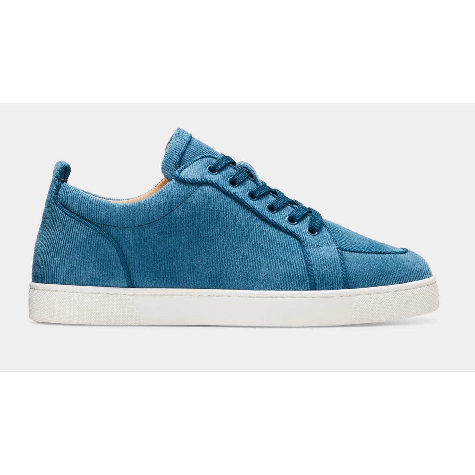 Christian Louboutin Christian Louboutin Mens Rantulow Orlato Flat Blue Corduroy Size US 9 / EU 42 - 1 Thumbnail